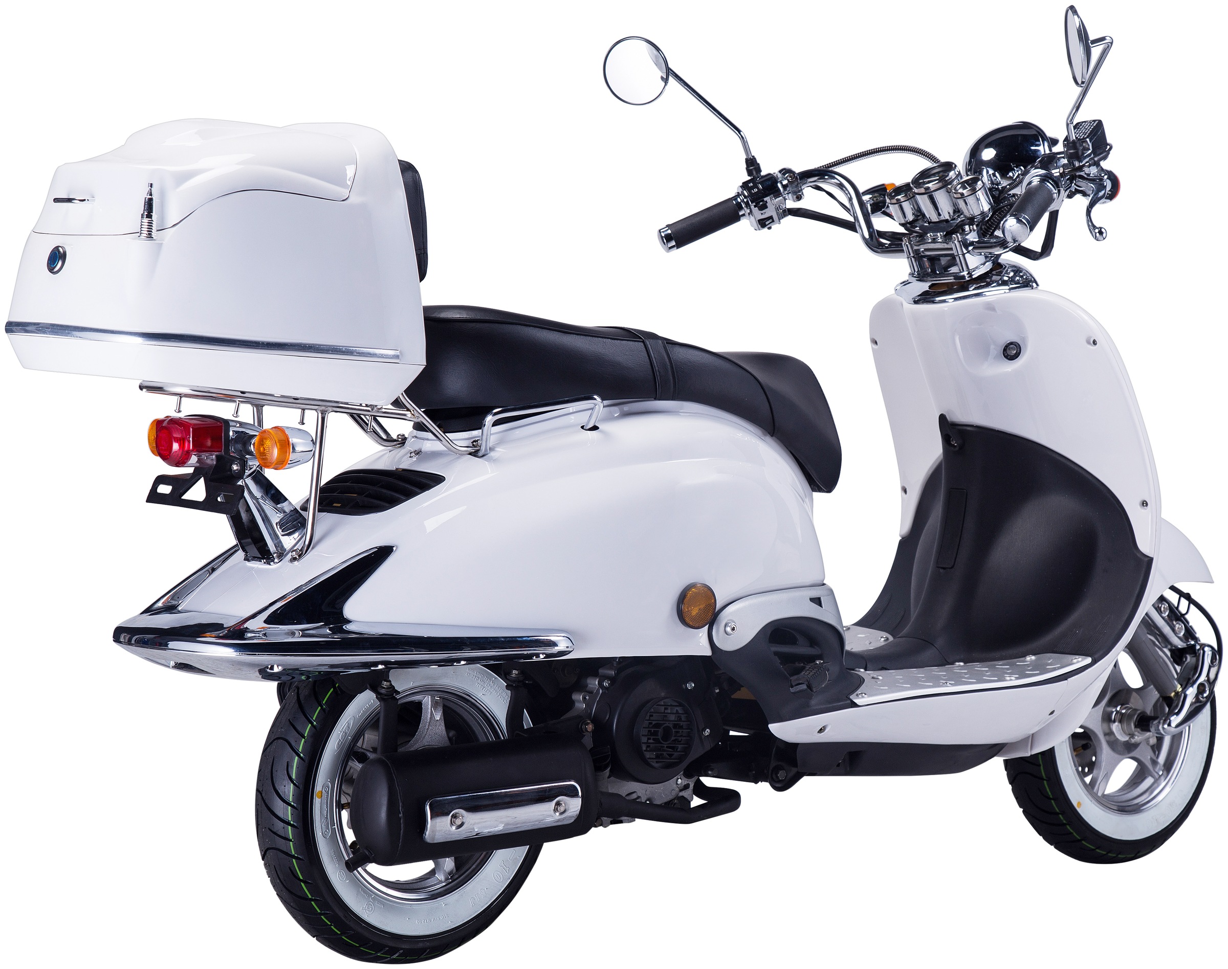 GT UNION Motorroller »Strada 45« 49,5 cm³ 45 km/h Euro 5 3 Set, mit Topcase,  Luftgekühlter Motor