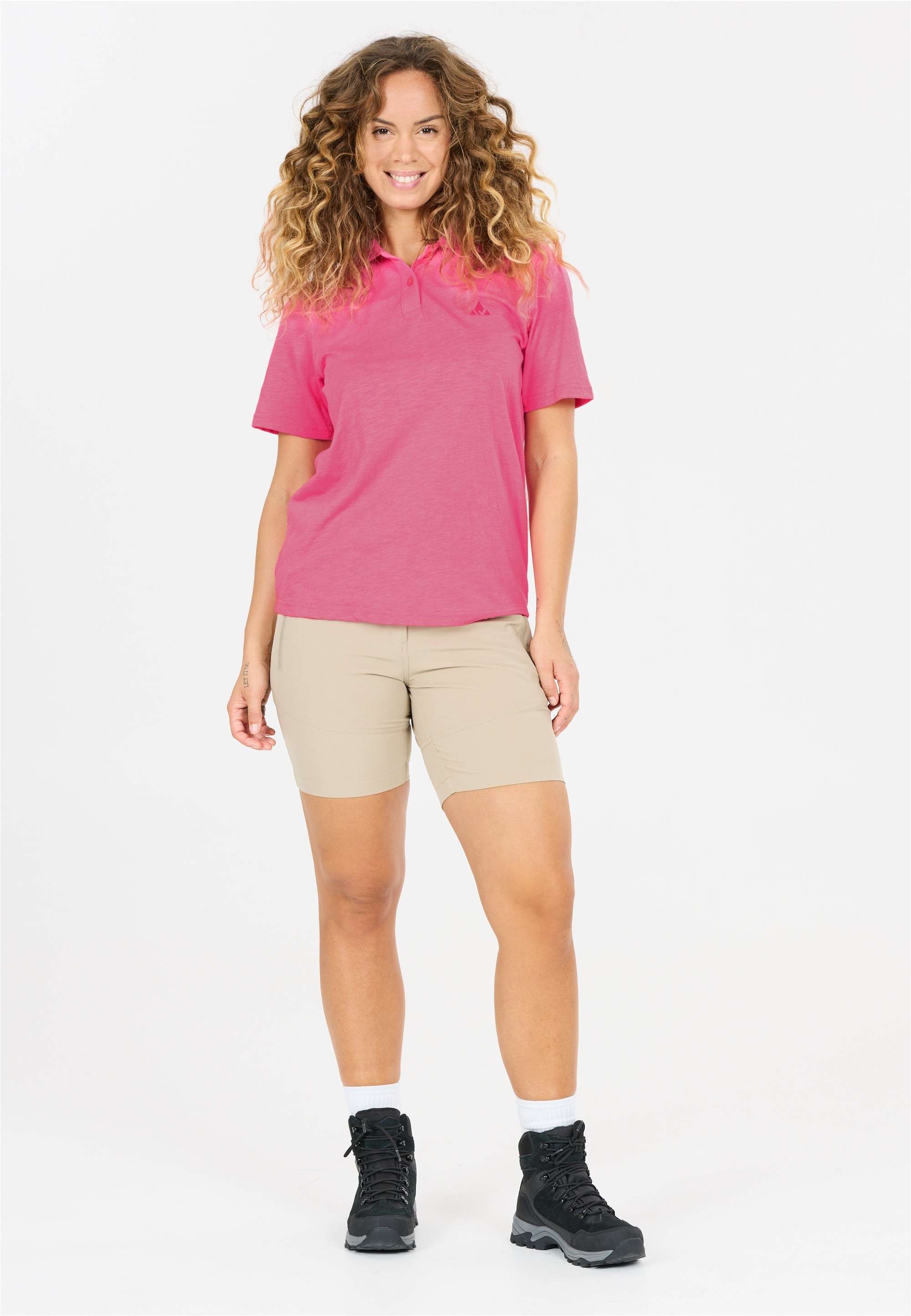 WHISTLER Langarm-Poloshirt »Vale« Aus leichtem Material
