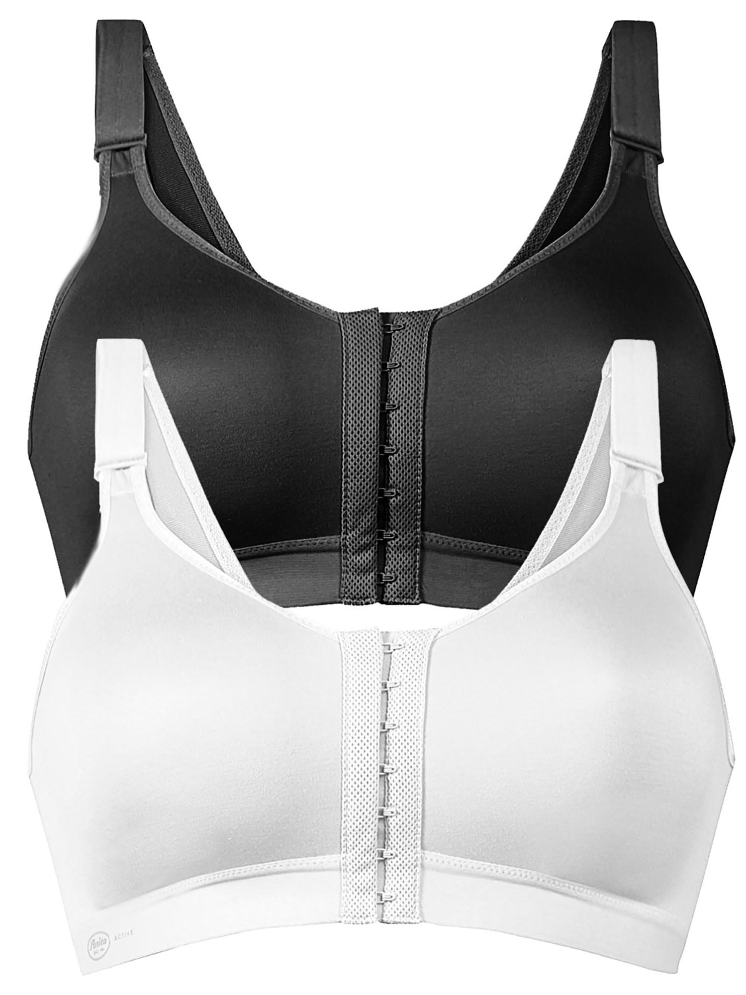 ANITA Damen Sport-BH "Sport BH mit Vorderverschluss Frontline Open", Gr. 95, bunt, Stoff, Obermaterial: 40% Polyamid PA. 25% Polyester PES. 20%