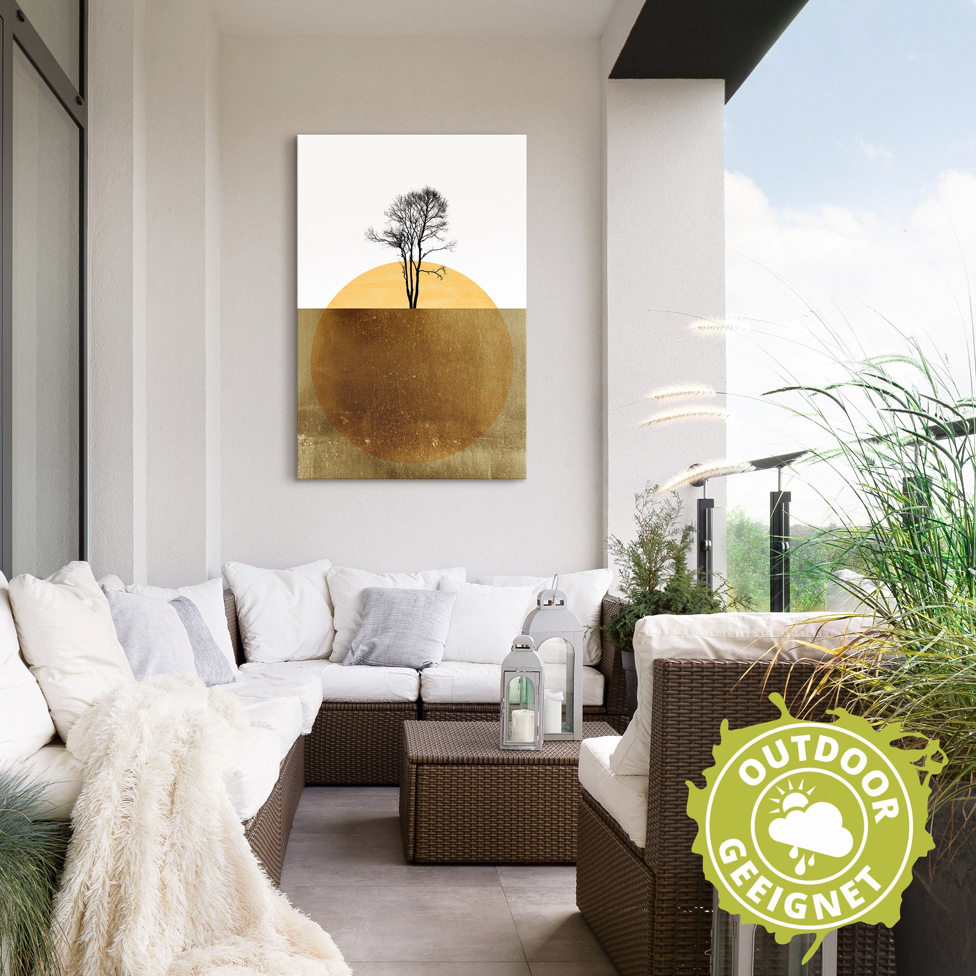 Artland Wandbild »Goldener Ozean«, Meer Bilder, (1 St.), als Alubild, Outdoorbild, Leinwandbild, Poster in verschied. Größen
