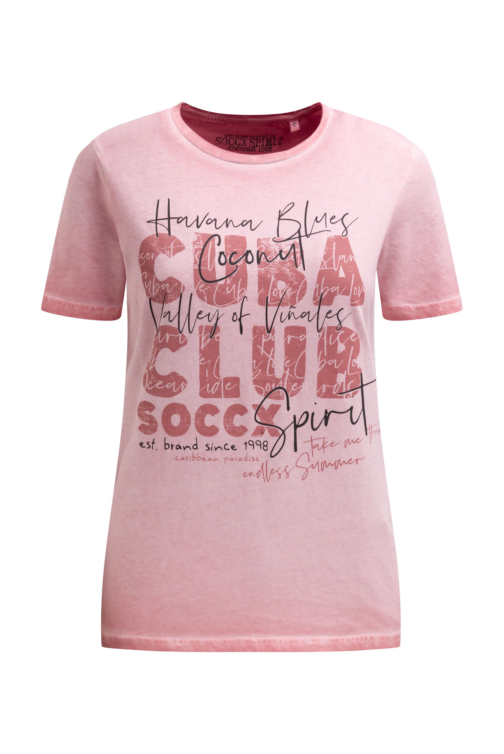 SOCCX Rundhalsshirt mit Necktape