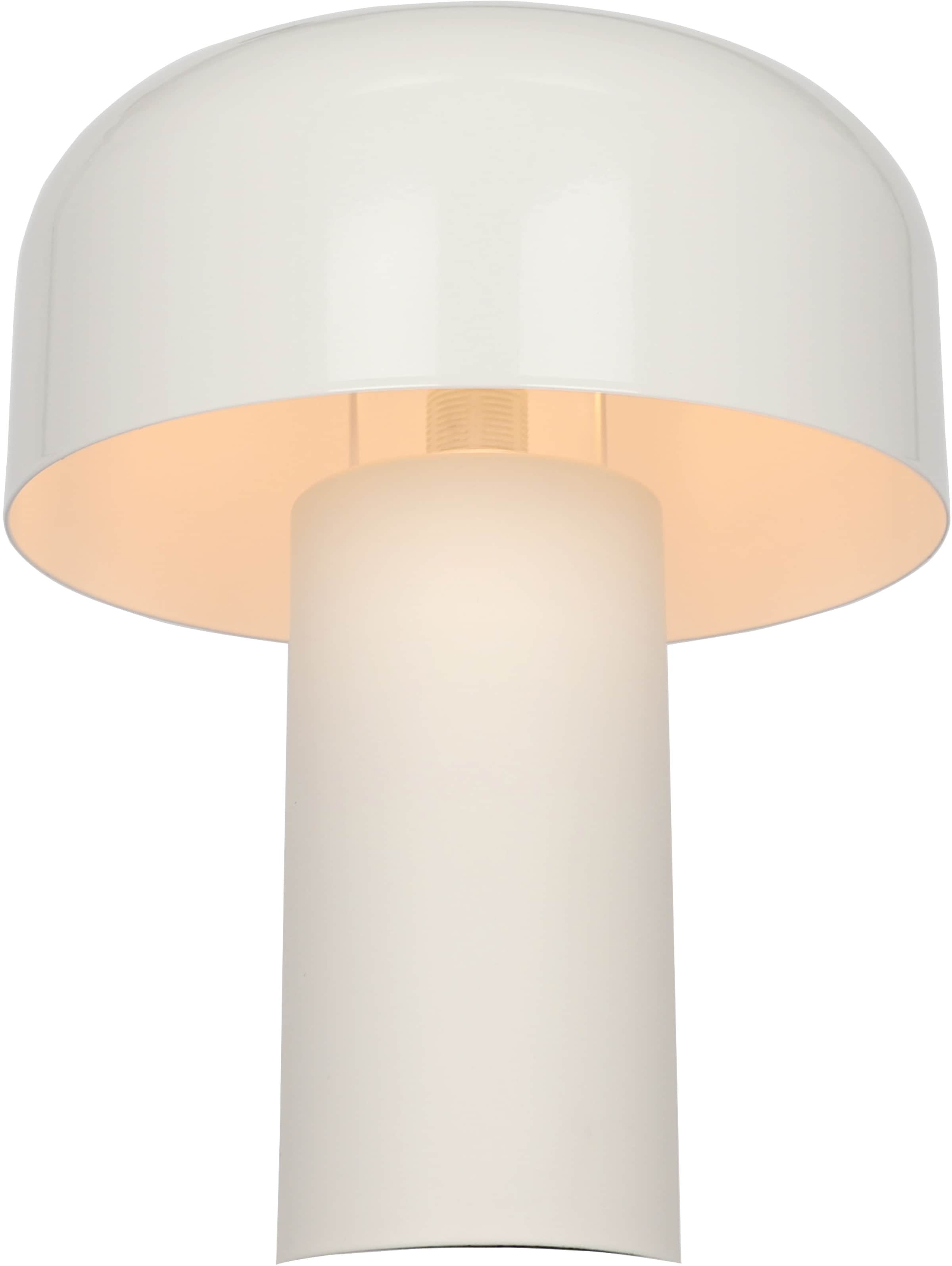 OTTO home Tischleuchte »Jorre - Pilzlampe« 1 Stk. zweifarbig - matt & glänzend, Pilzleuchte, Tischlampe, Pilzform, E14