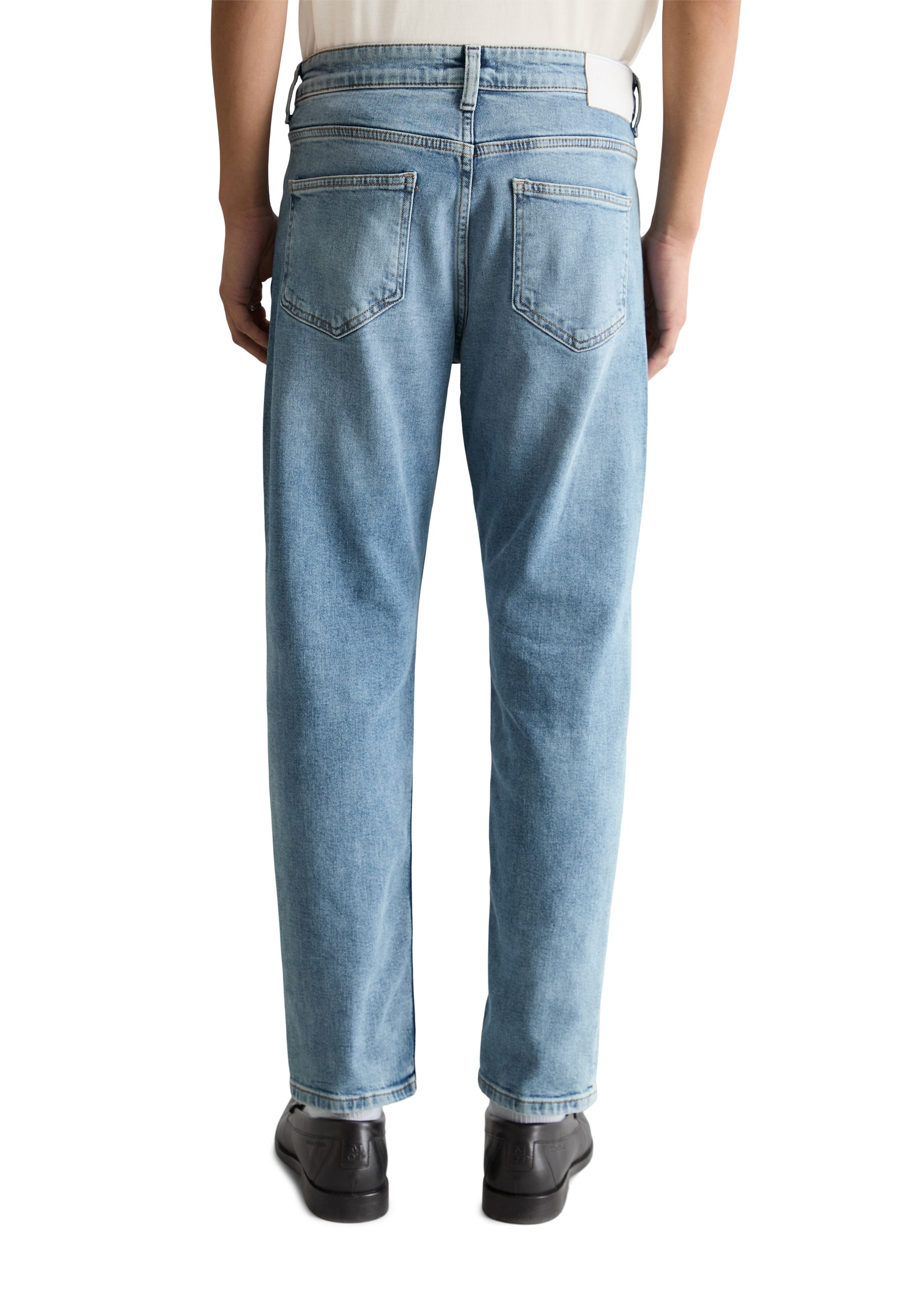 Marc O'Polo DENIM Tapered-fit-Jeans »Model Linus slim tapered aus Bio-Baumwoll-Mix«