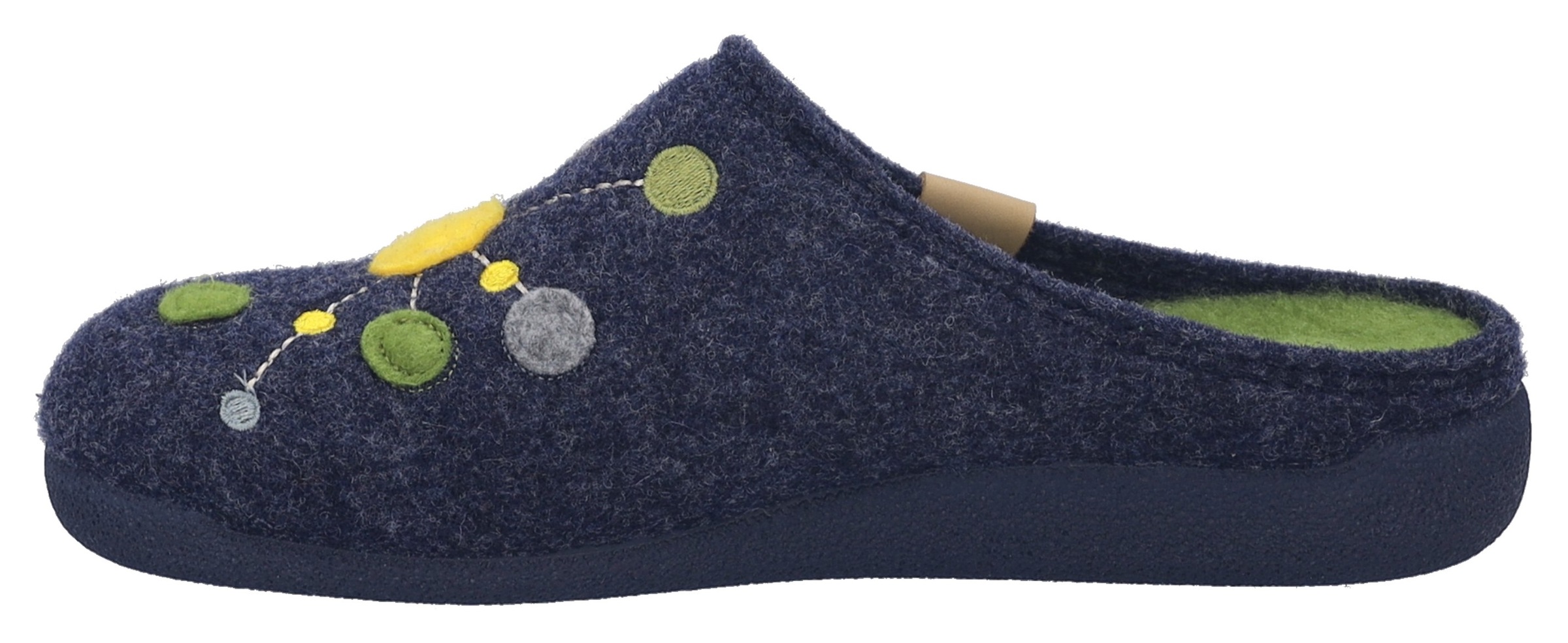 Josef Seibel Hausschuh »Cara 02«, Pantoffel, Slipper mit bunter Verzierung