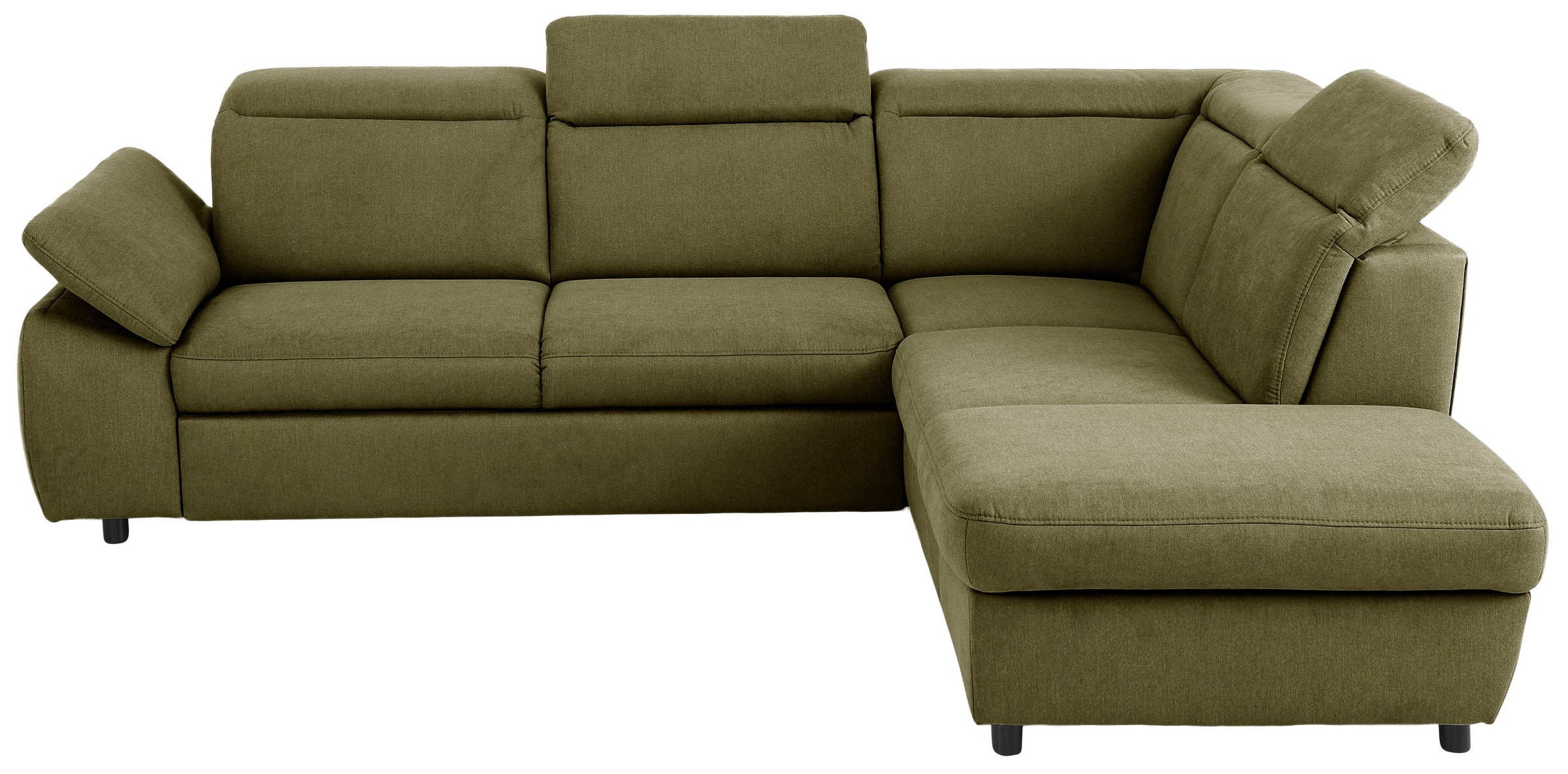 Home affaire Ecksofa "Mauritius L-Form" mit Ottomane, mit Kopfteil- und Arm günstig online kaufen