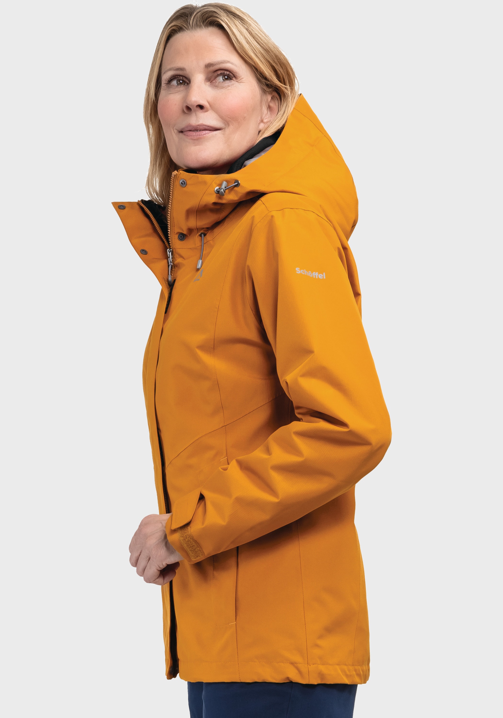 Schöffel Doppeljacke »Hiking 3in1 Jacket Style Okere WMS«, mit Kapuze