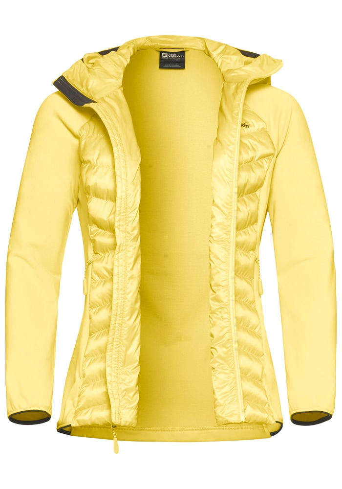 Jack Wolfskin Hybridjacke »ROUTEBURN PRO HYBRID W«, mit Kapuze