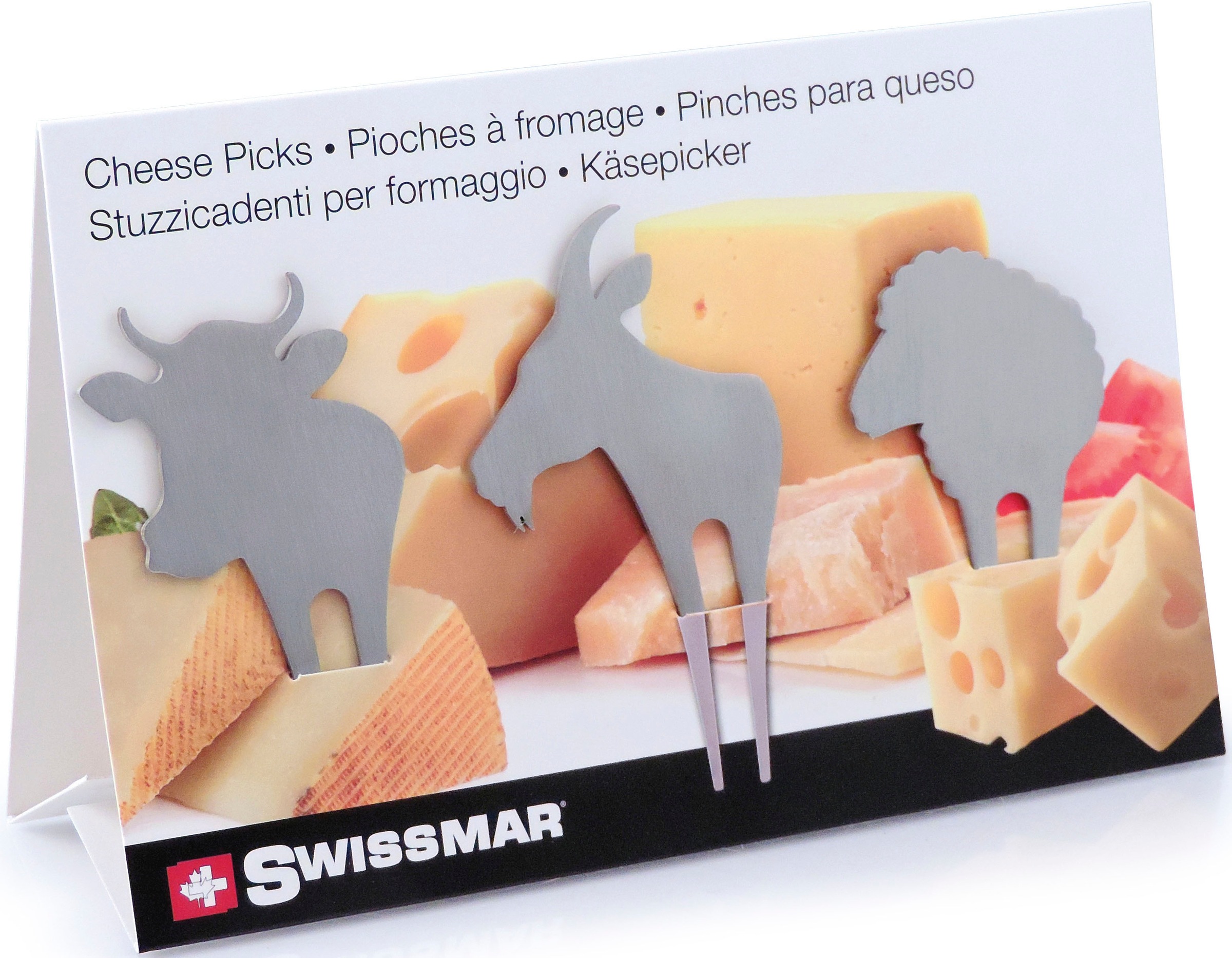 SWISSMAR Partyspieße "Käsepicks" (Käsespießer) aus Edelstahl günstig online kaufen