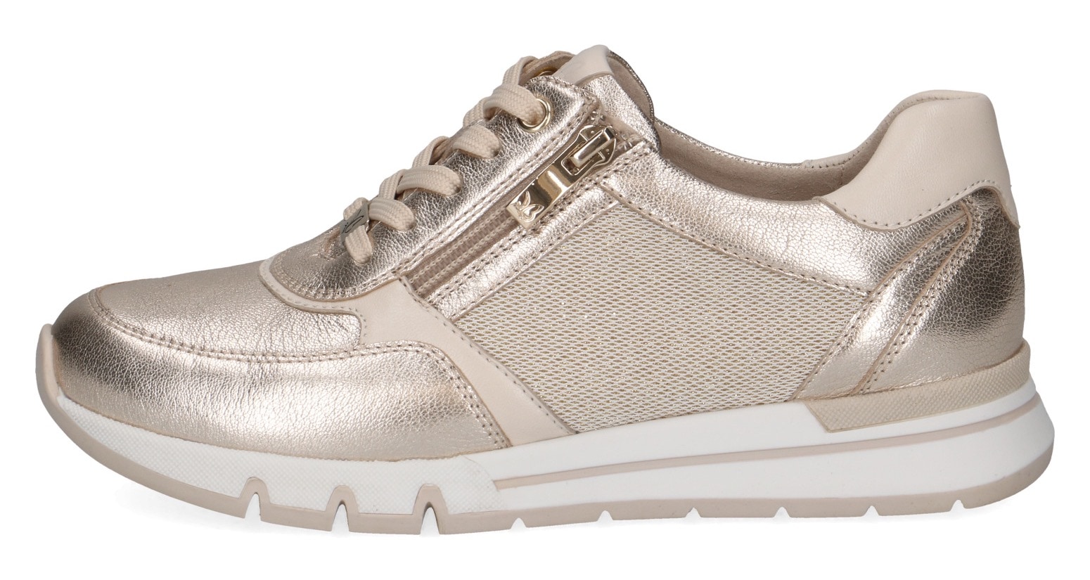Caprice Keilsneaker, Freizeitschuh, Halbschuh, Schnürschuh in Schuhweite H (=sehr weit)