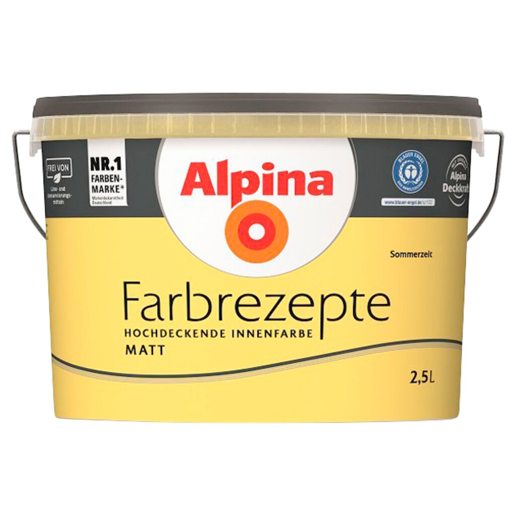 Alpina Wand- und Deckenfarbe »Farbrezepte Sommerzeit«