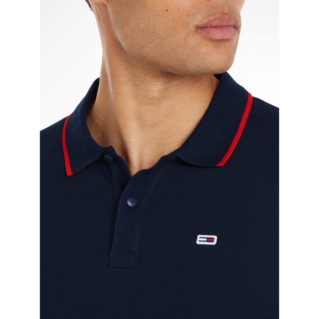 Tommy Jeans Poloshirt »TJM REG FLAG CUFFS POLO«