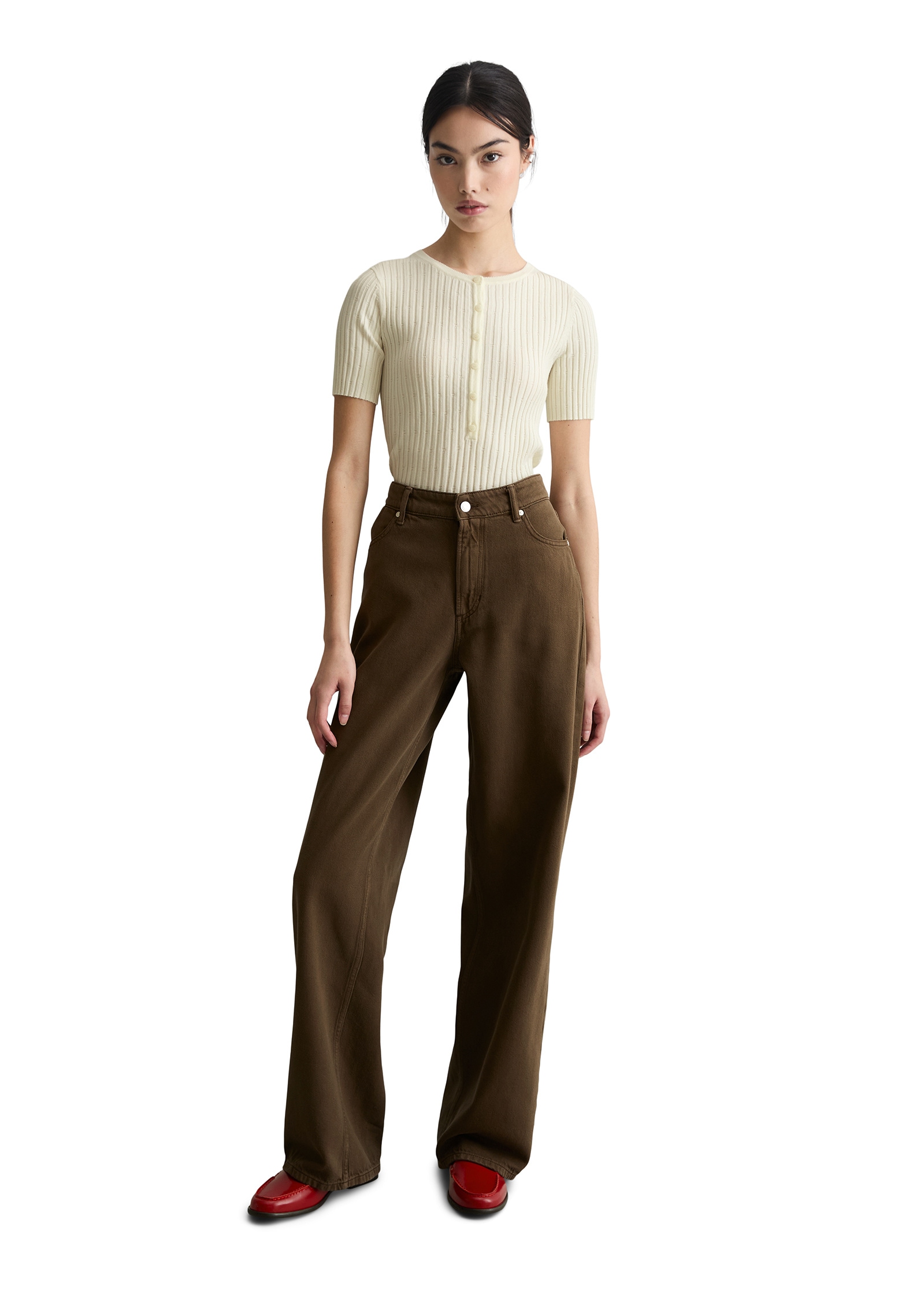 Marc O'Polo DENIM Weite Jeans »aus Organic Cotton-Lyocell-Modal-Mix«