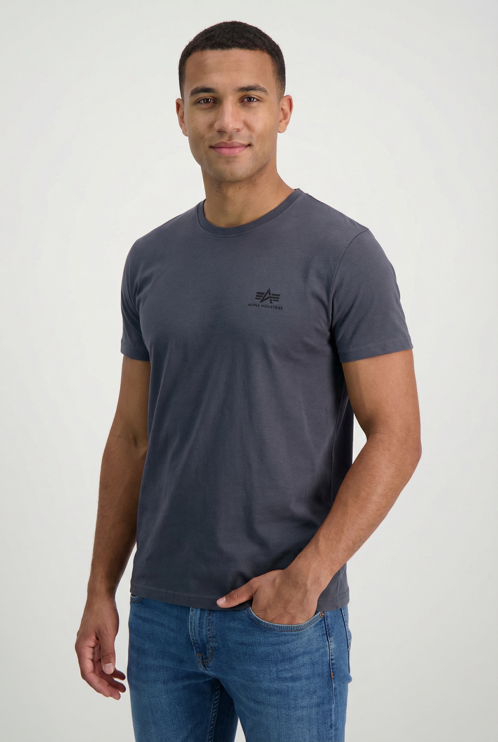 Alpha Industries Rundhalsshirt "Backprint T" günstig online kaufen