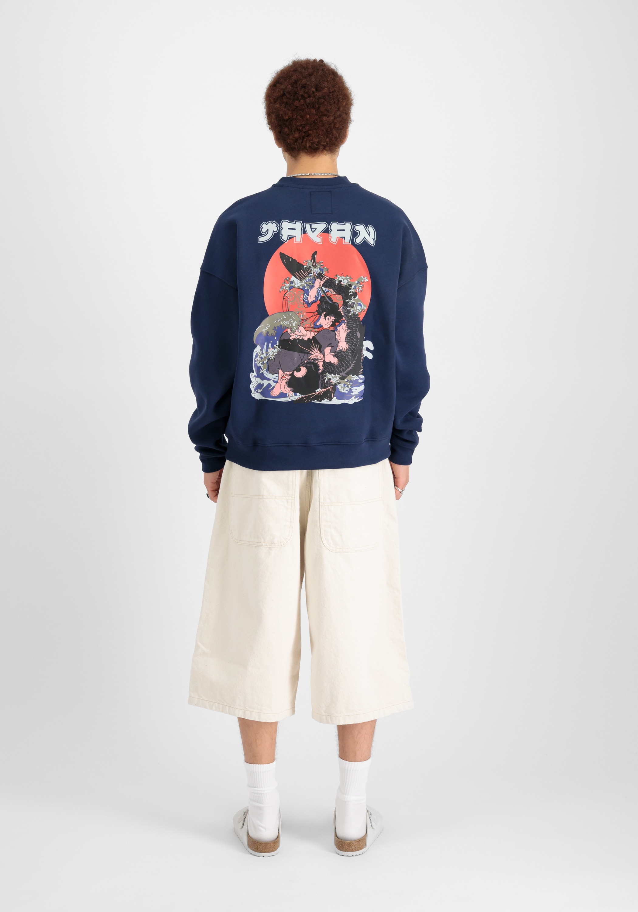 Alpha Industries Sweater »ALPHA INDUSTRIES Men - Sweatshirts Japan Wave Warrior Sweater«
