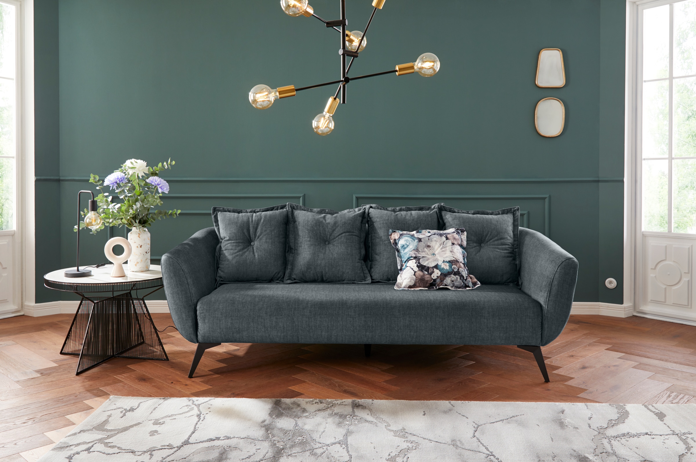 Home affaire 3-Sitzer "Baggio" Zierkissen inklusive günstig online kaufen