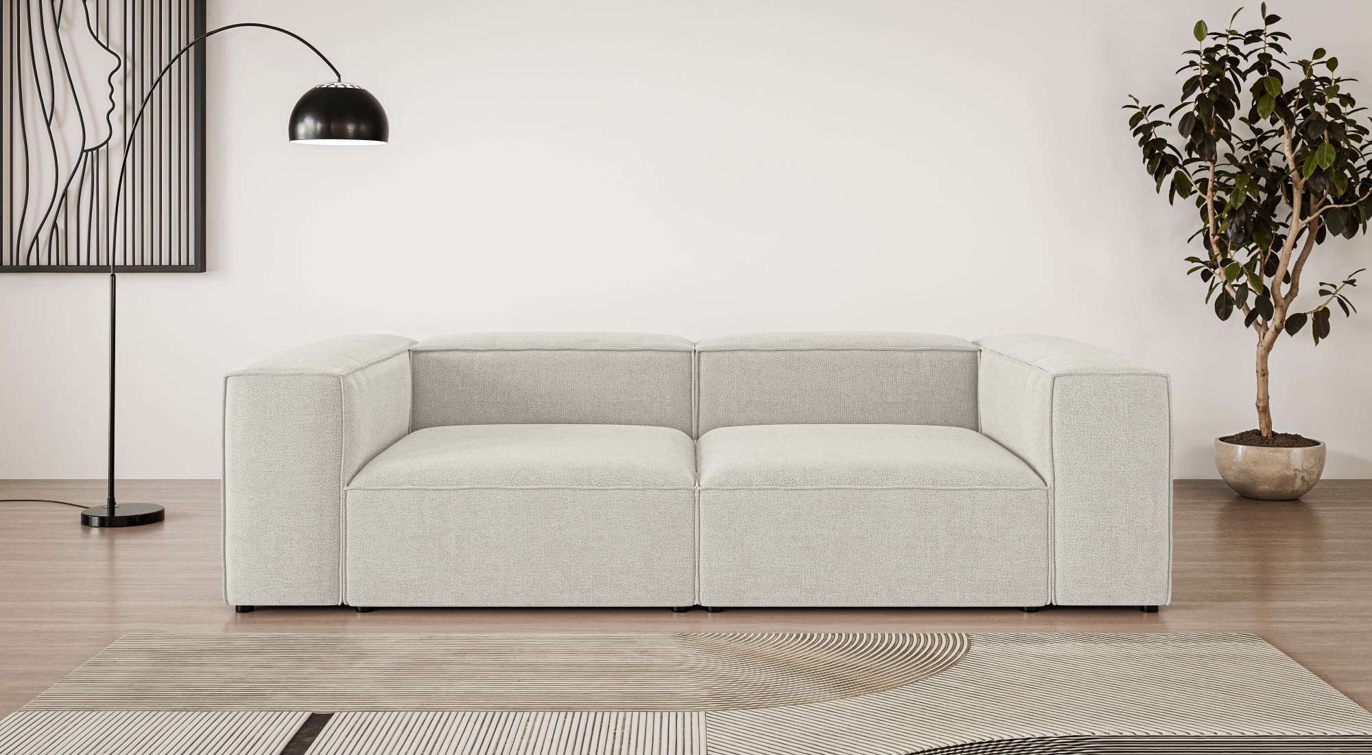OTTO home Big-Sofa "XL HAILY Modularsofa extra tief, Sitztiefe 100 cm" als Modul oder separat verwendbar, für individuelle Zusammenstellung
