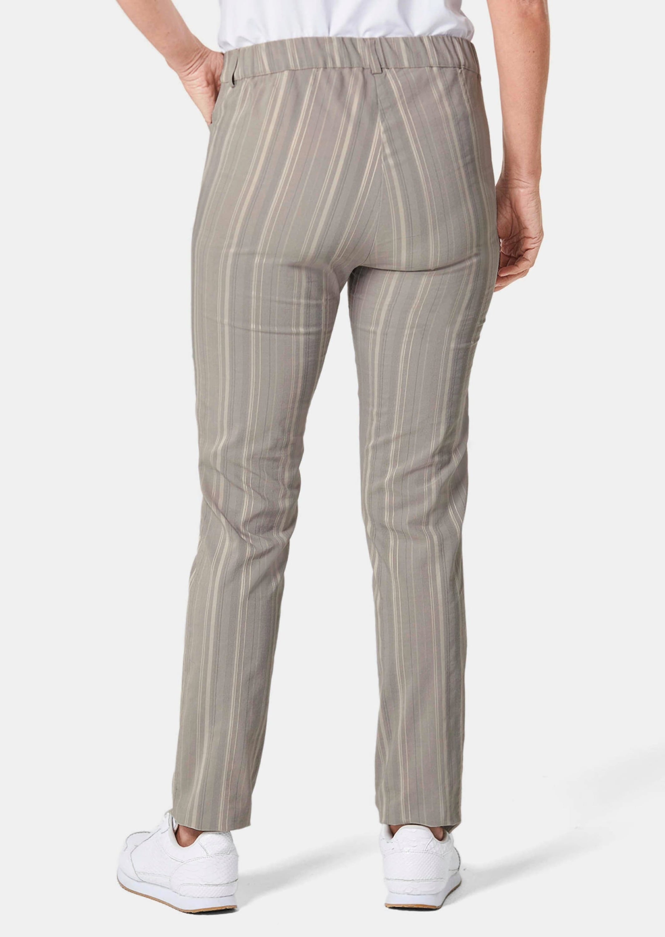 GOLDNER Stoffhose »Struktur-Hose Sportliche Strukturhose in elastischer Ware«
