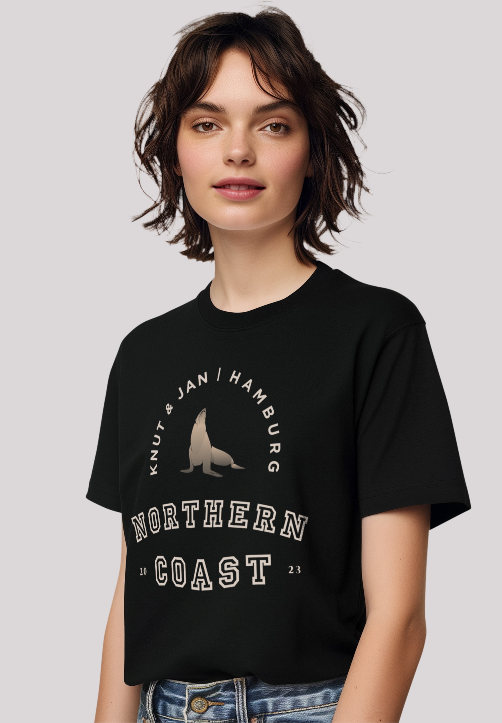 F4NT4STIC T-Shirt "Robbe Knut & Jan Hamburg", Premium Qualität günstig online kaufen