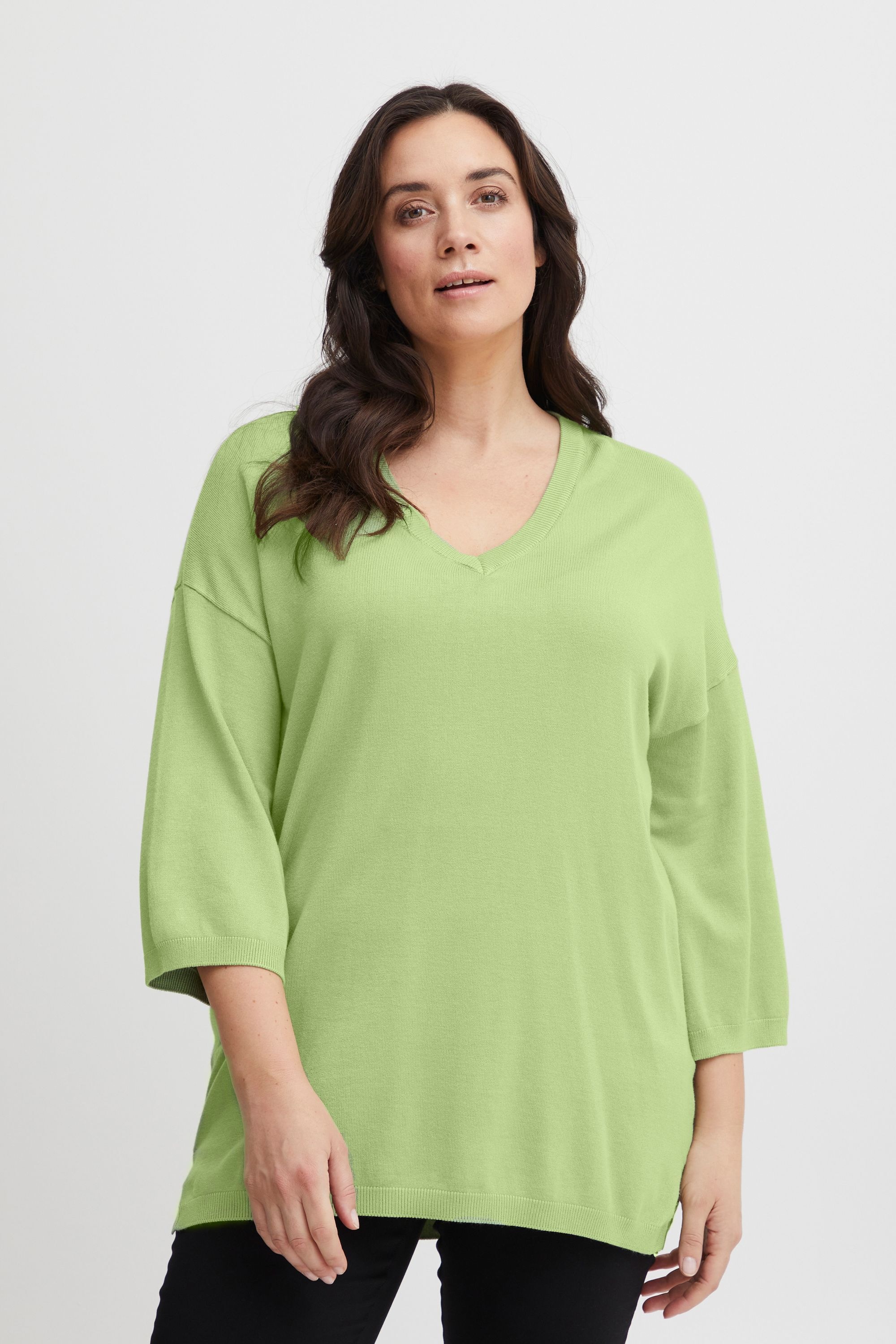 fransa Strickfleece-Pullover »Strickpullover FPBlume«