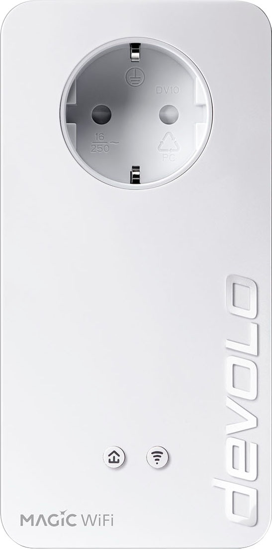 DEVOLO WLAN-Router »Magic 1 WiFi ac Multiroom Kit (1200Mbit, 5x LAN, Mesh)«