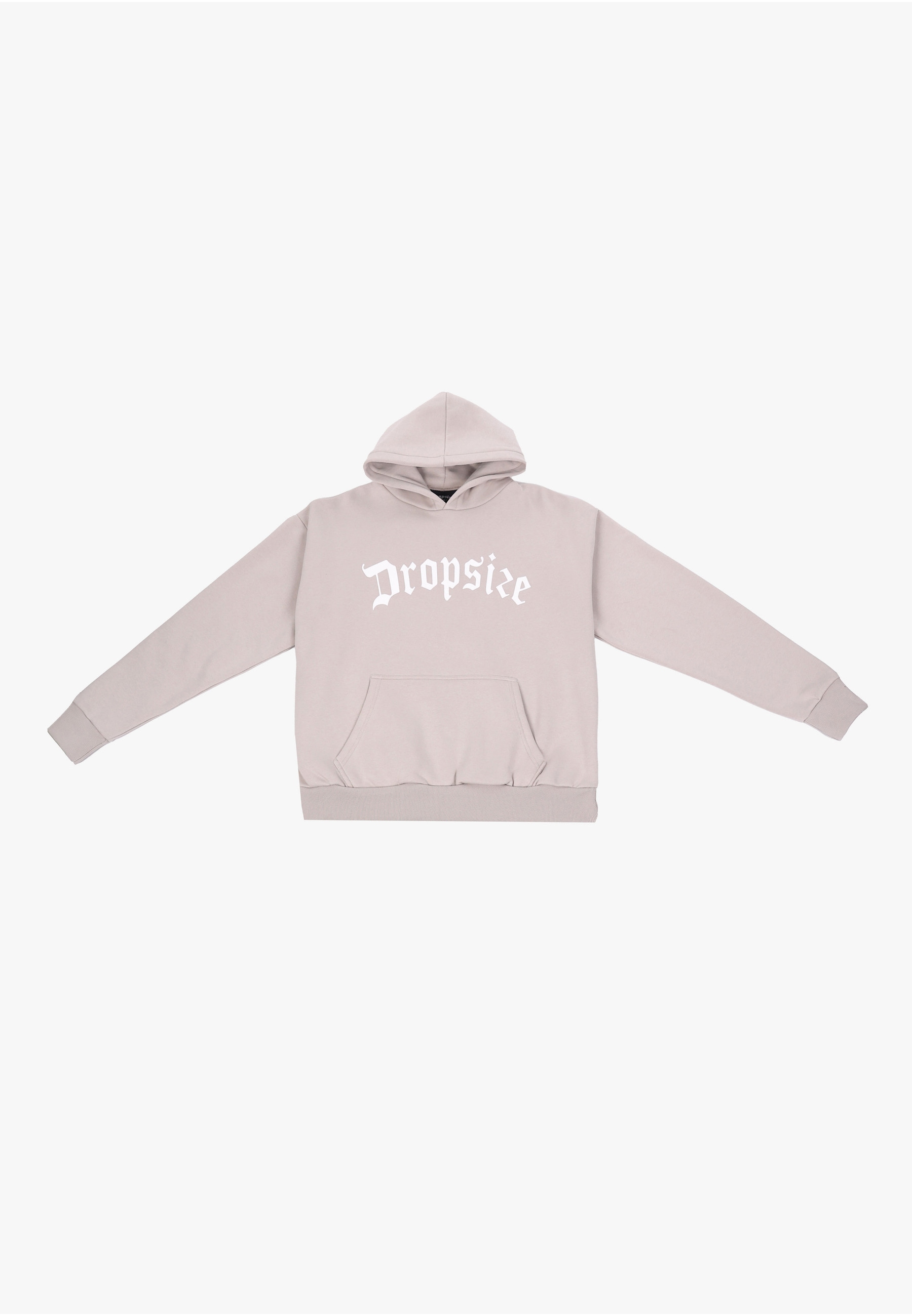 Dropsize Rundhalspullover "Dropsize HEAVY LOGO DESIGN HOODIE" 1