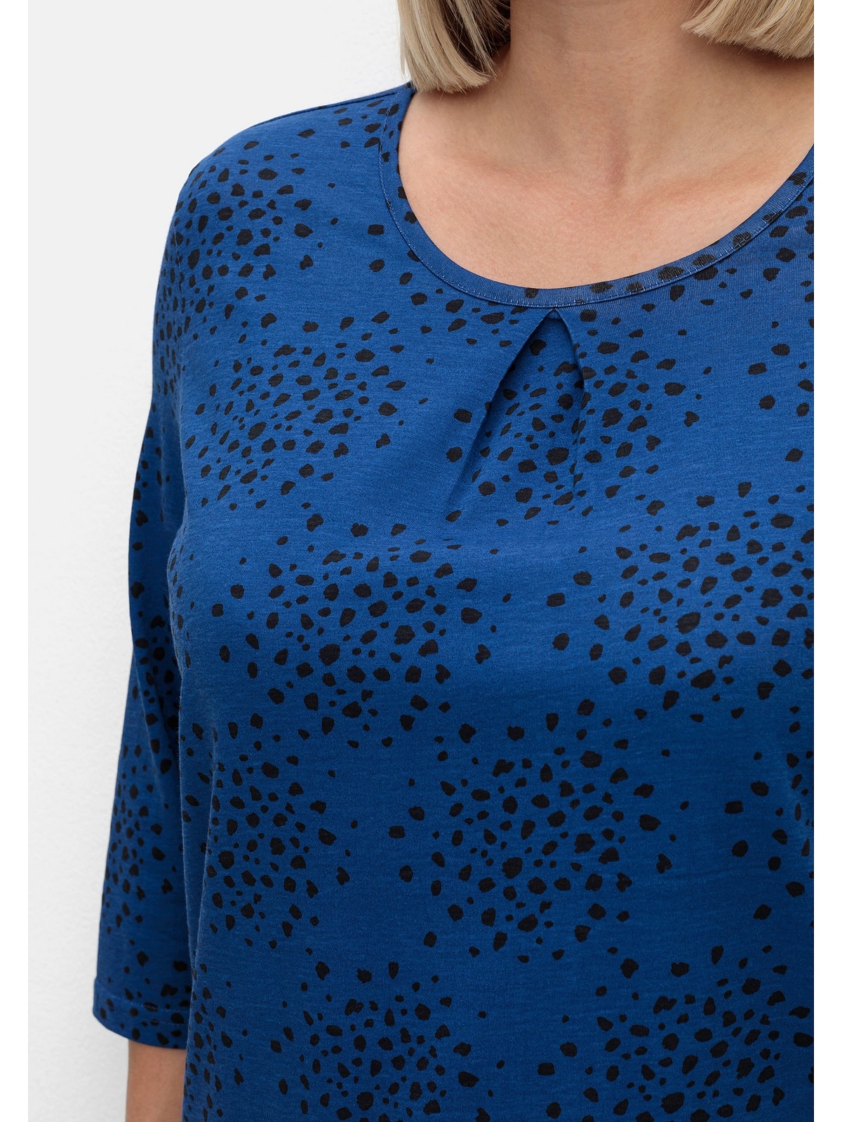 Sheego 3/4-Arm-Shirt »Große Größen«, mit Konfetti-Print