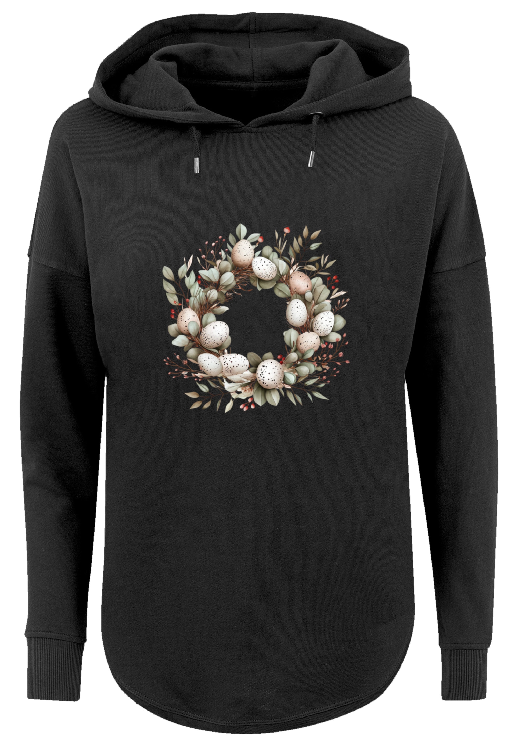 F4NT4STIC Kapuzenpullover »Osterkranz Eierkranz Blumenring«, Premium Qualität