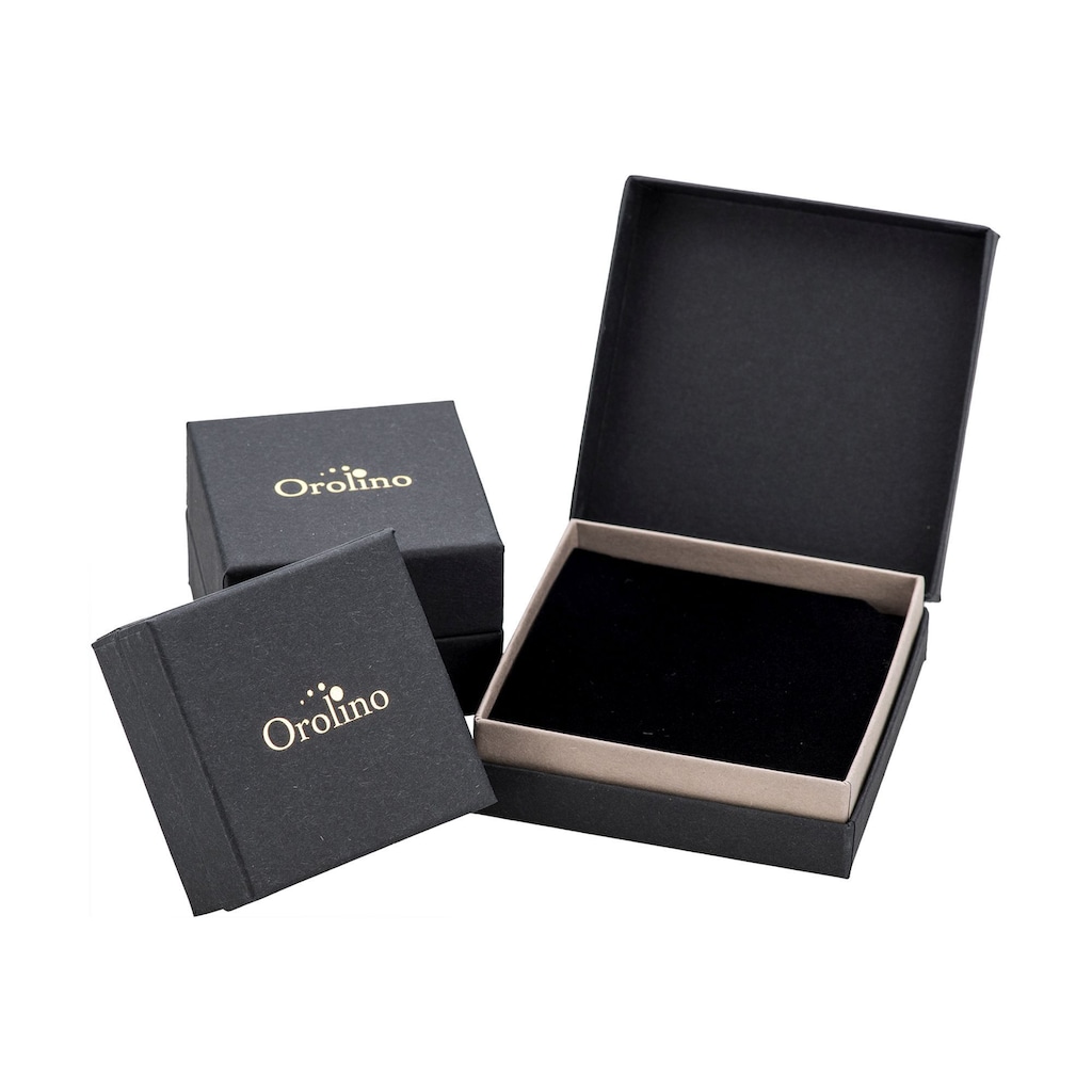 Orolino Paar Ohrhänger »585 Gold rosé mit Amethyst + Brillant 0,03ct.«