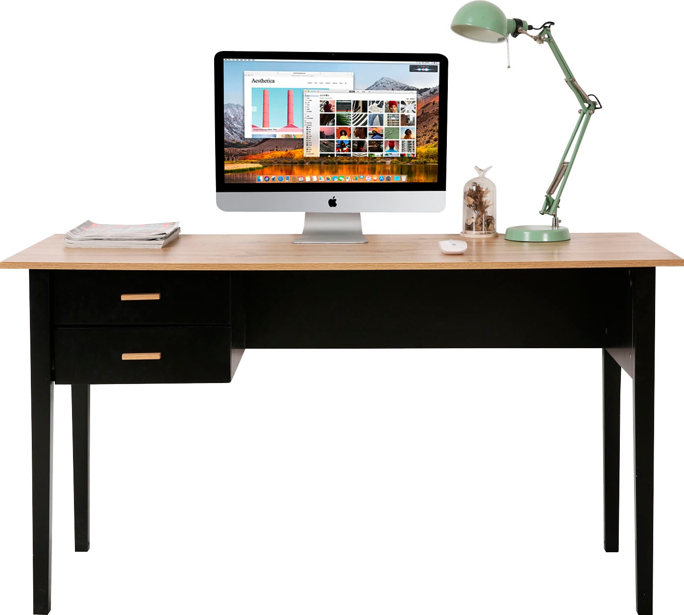 Schreibtisch »Herdis«, mit 2 Schubladen