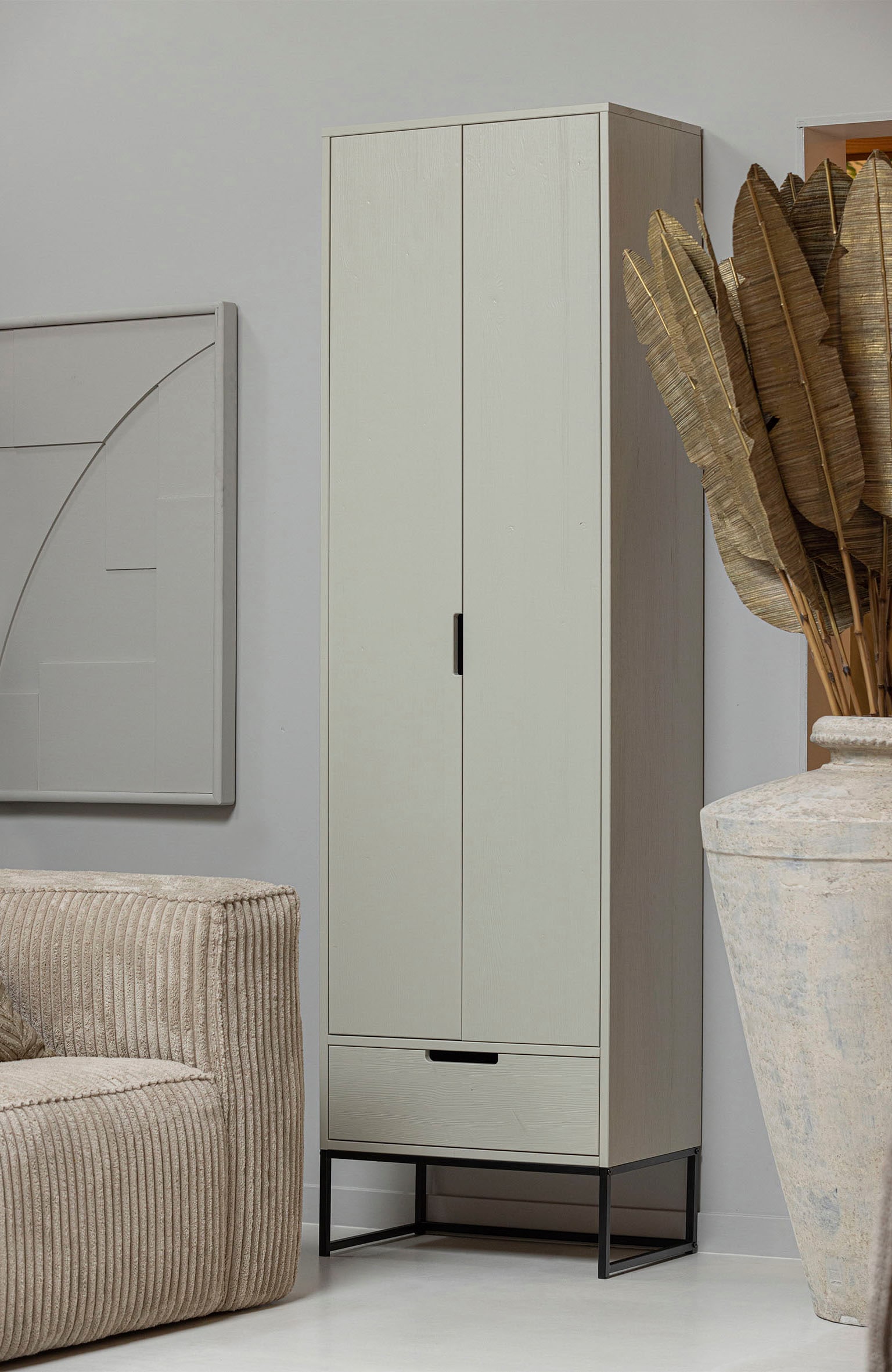 WOOOD Mehrzweckschrank »Silas«, H 210 cm x B 60 cm x T 36 cm