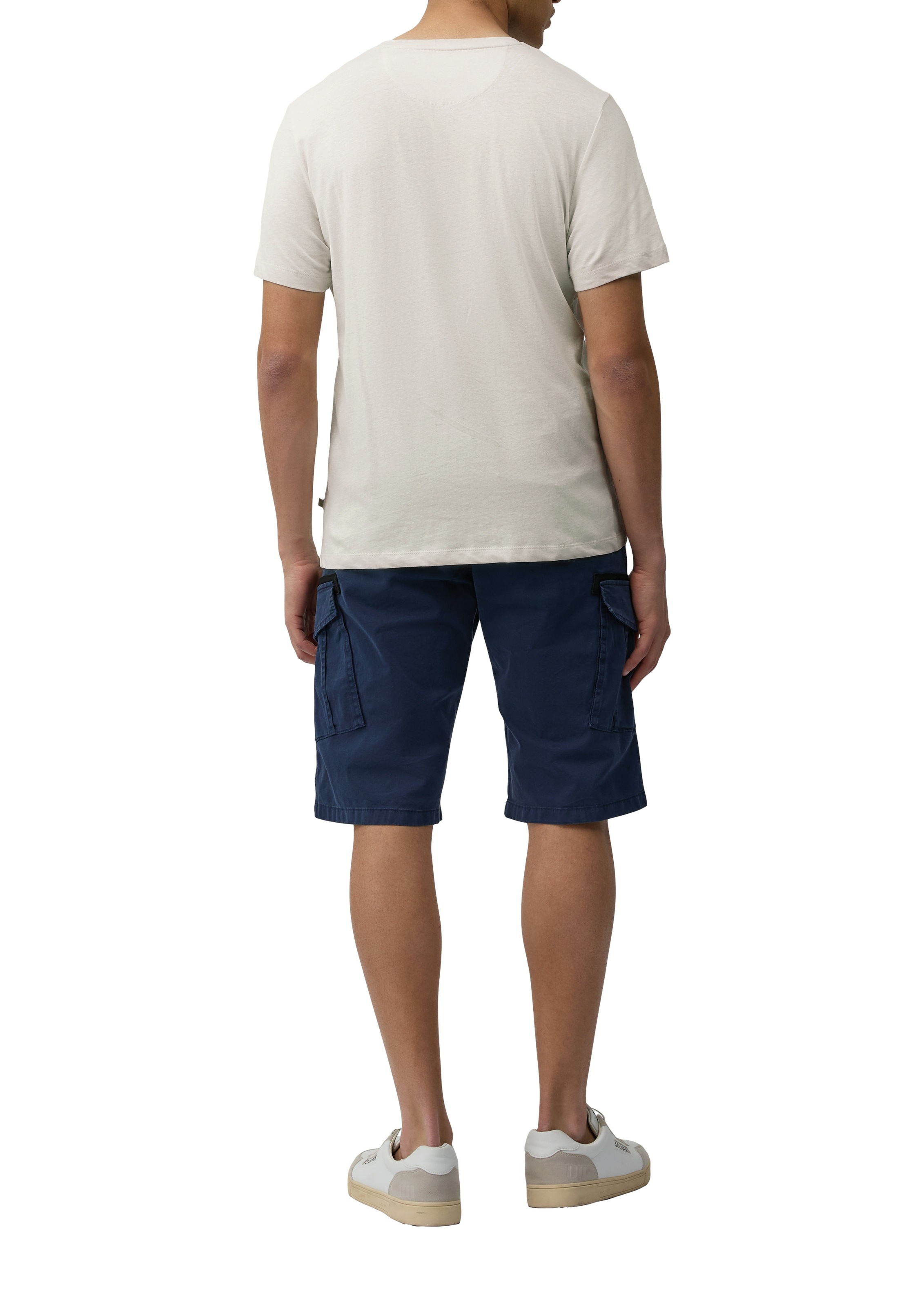 s.Oliver T-Shirt, mit Leinenanteil