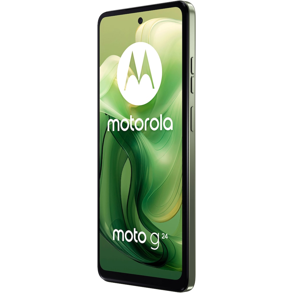 Motorola Smartphone »Moto G24«, Seafoam Green, 16,66 cm/6,56 Zoll, 128 GB Speicherplatz, 50 MP Kamera