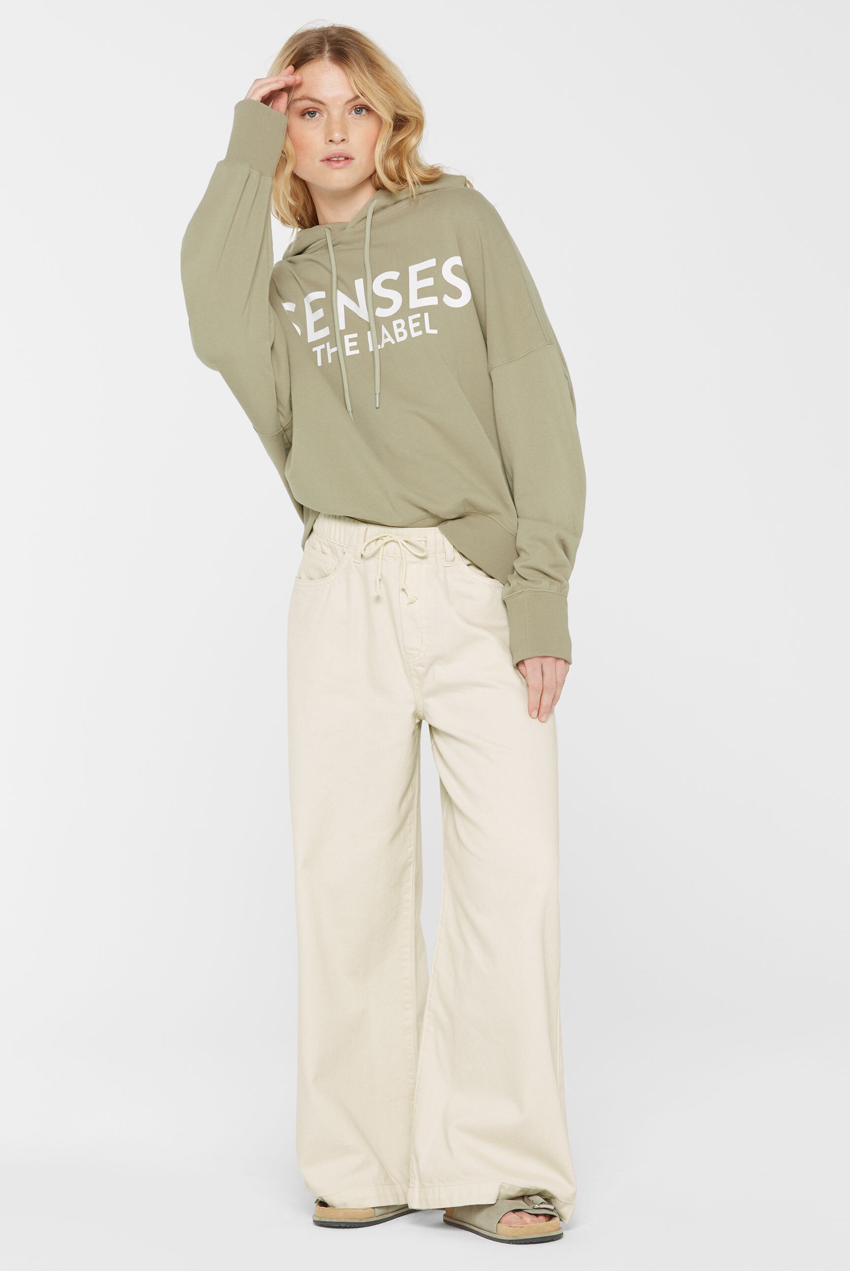 SENSES.THE LABEL Kapuzensweatshirt , aus Baumwolle
