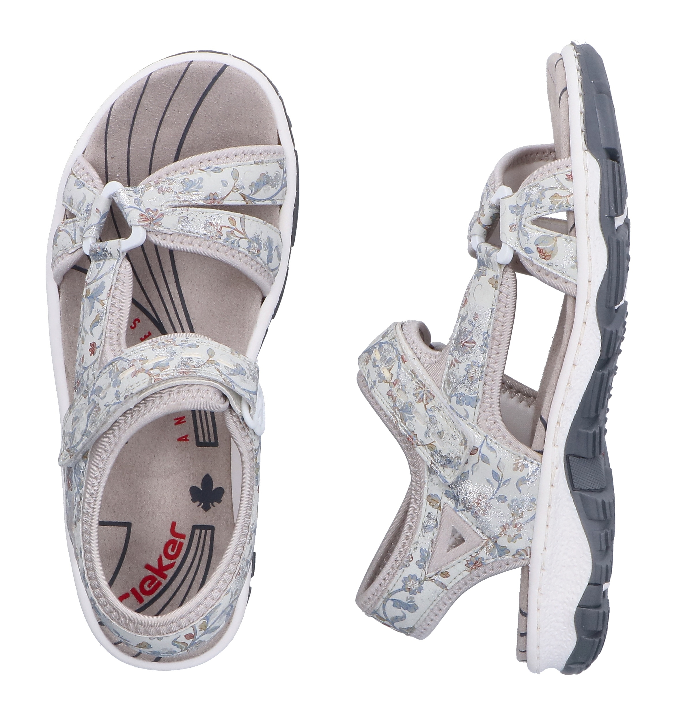 Rieker Riemchensandale  Sommerschuh, Sandalette, Outdoorschuh in Trekking-Optik