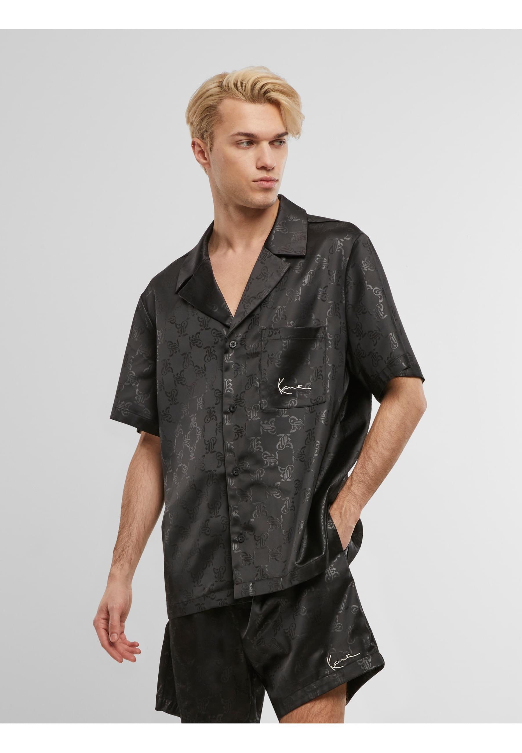 Karl Kani Langarmhemd »Karl Kani Signature Aop Resort Shirt«, (1 tlg.)