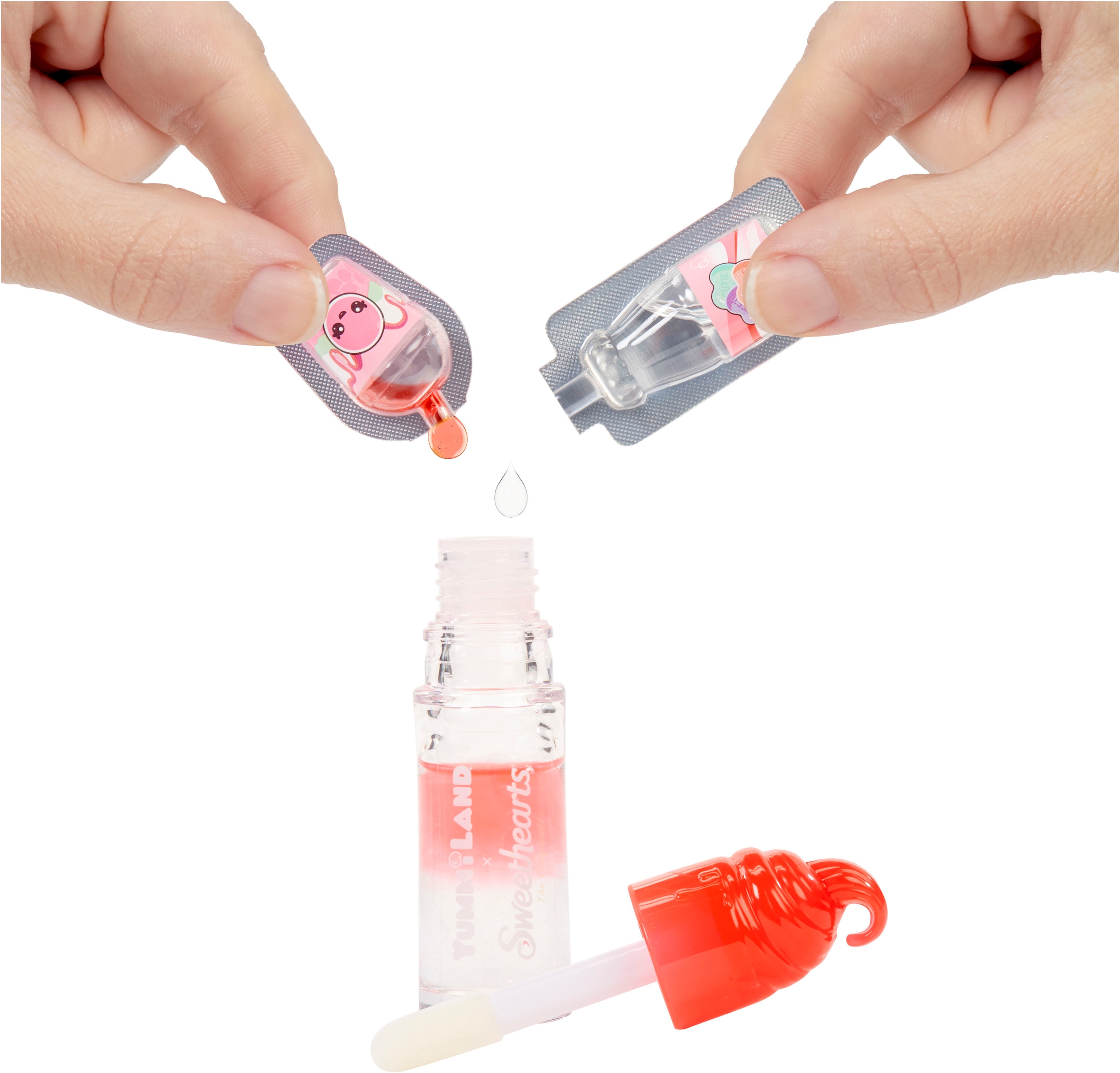 Minipuppe »Yummiland Sweet Lip Gloss-Ruby Hearts«, inklusive Schlüsselanhänger