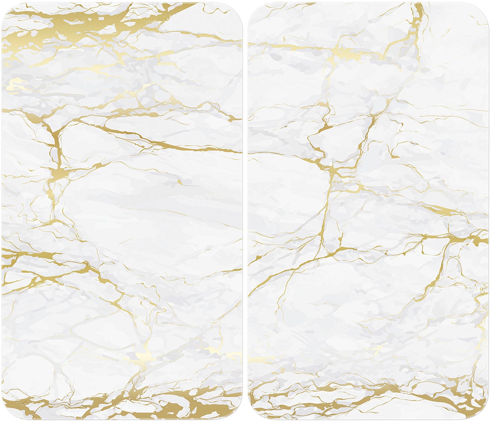WENKO Herd-Abdeckplatte "Universal Modell Marmor Gold" Herdabdeckung für al günstig online kaufen