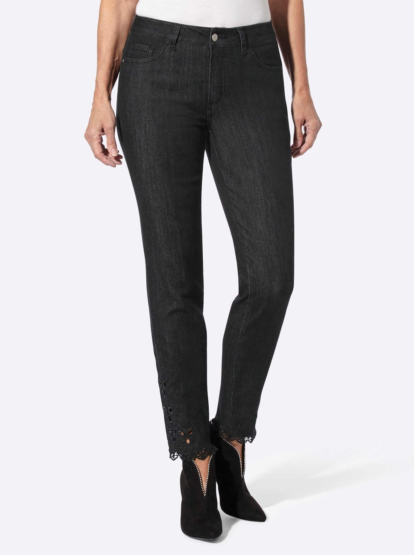 Lady 5-Pocket-Jeans, (1 tlg.)