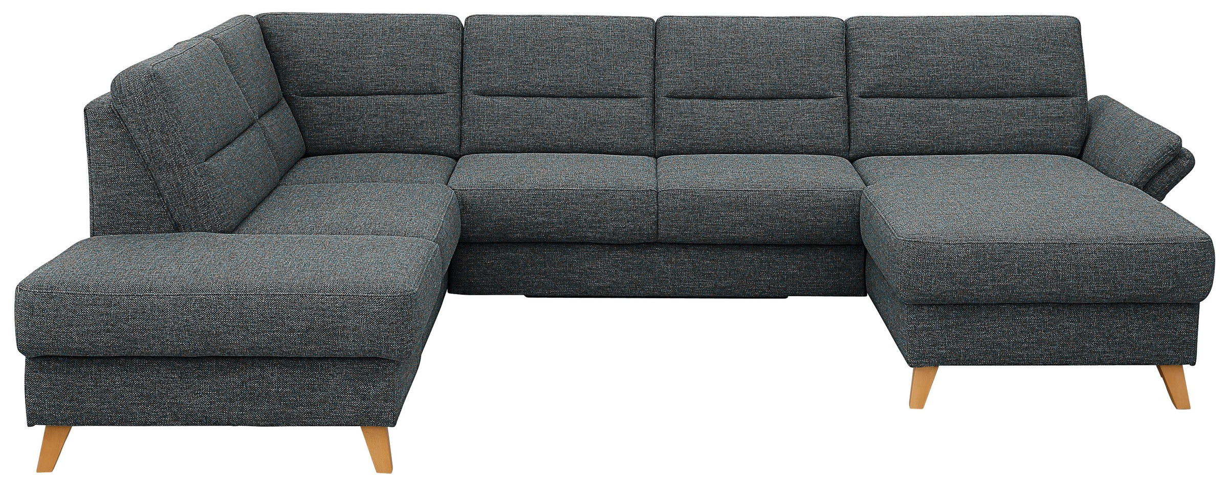 Home affaire Wohnlandschaft "Westerland U-Form" Federkern, wahlweise Bettfu günstig online kaufen