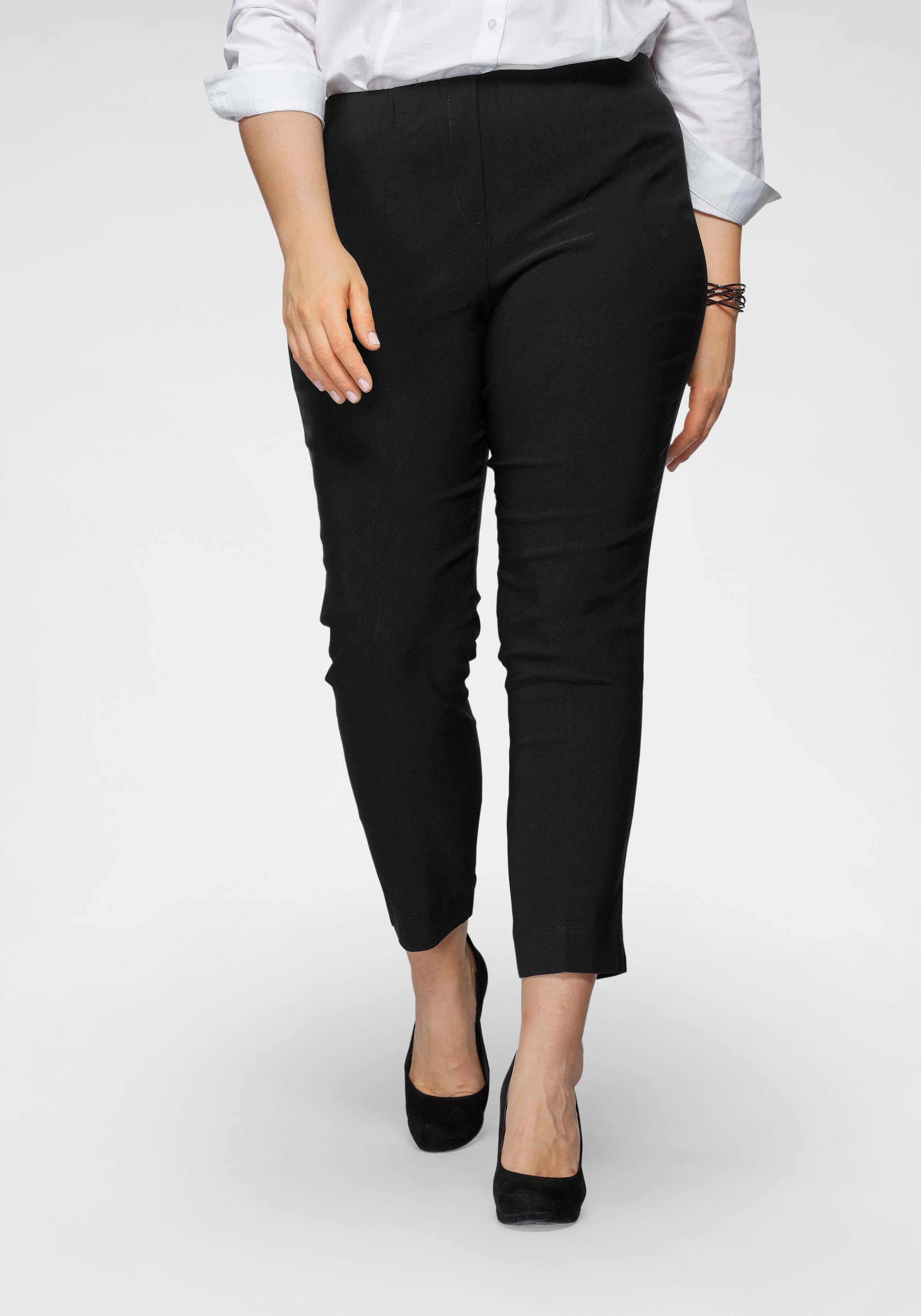 KjBRAND Stoffhose "Susie XS Ankle Bengaline", Sommerhose mit Schlupfbund günstig online kaufen