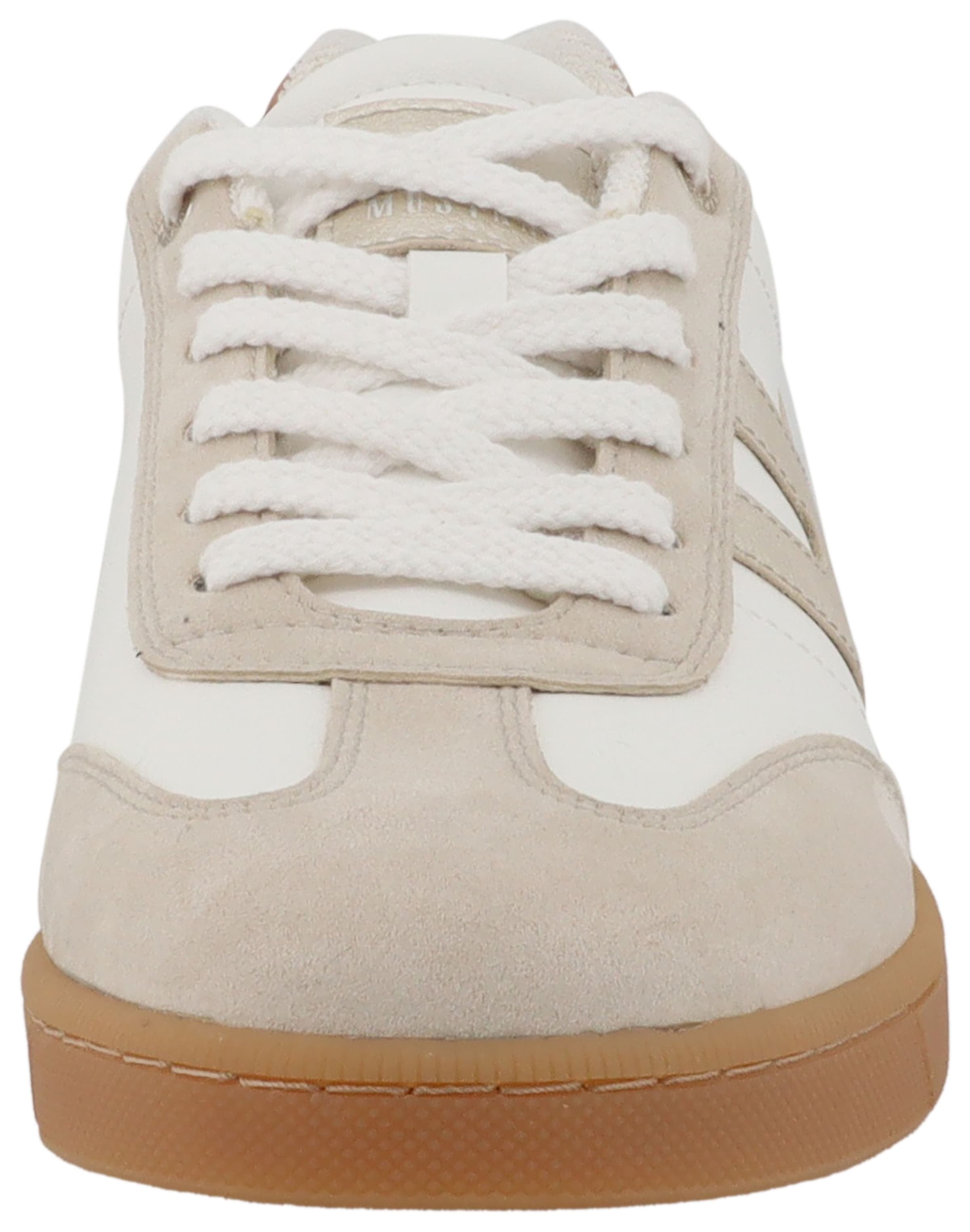 Mustang Shoes Sneaker »Ornella«  Freizeitschuh, Halbschuh, Schnürschuh mit modischen Kontrastbesätzen