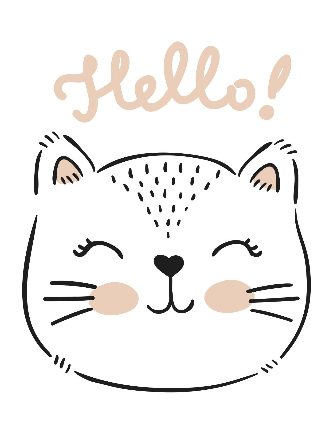 Lüttenhütt Leinwandbild »Hello« kaufen