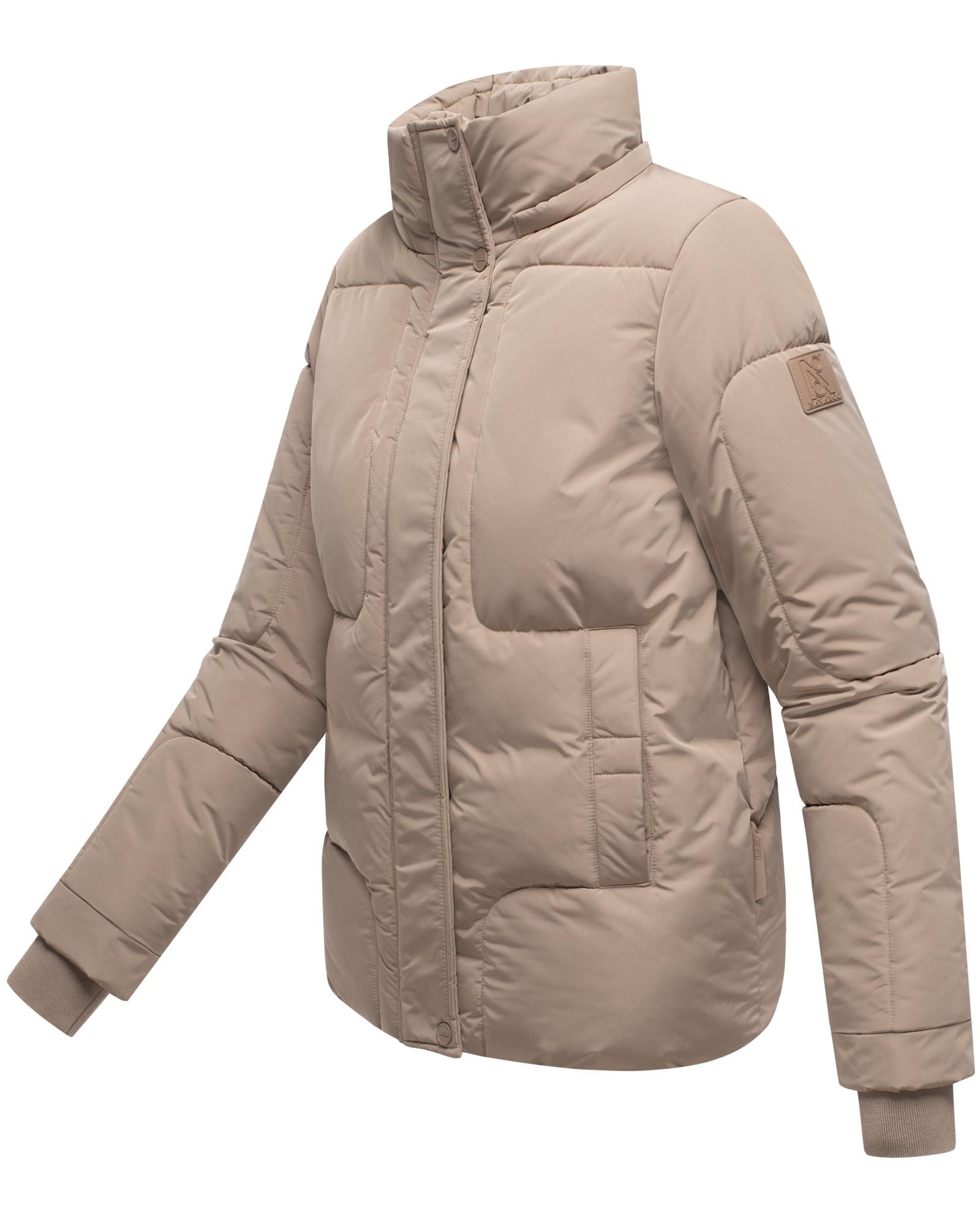 Navahoo Steppjacke »Zauberlicht 14«, mit Kapuze, Winterjacke mit abnehmbarer Kapuze und Fleece-Futter