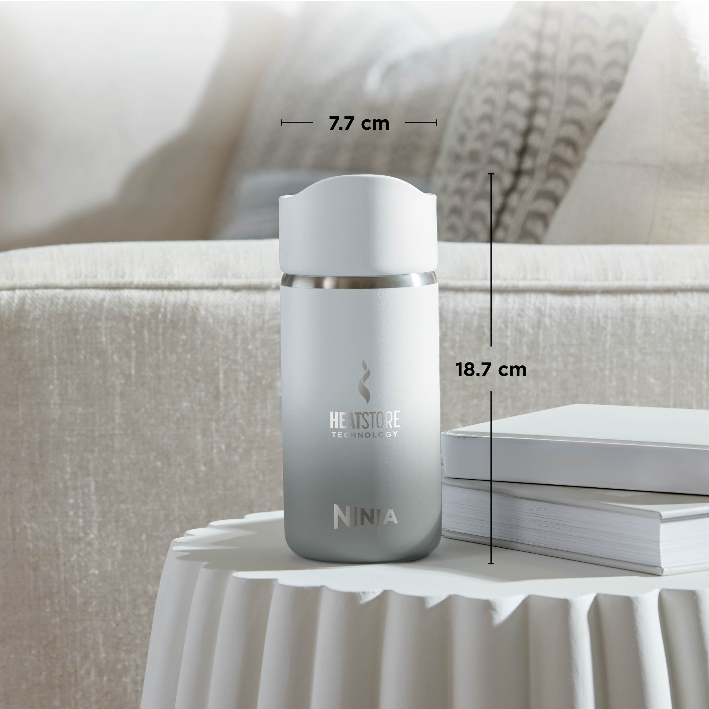 NINJA Isolierflasche »Ninja Sip Perfect Reisebecher - 300 ml DW1203EUU / 400 ml DW1603EUU«, Kontrollierte Wärme für den perfekten Schluck, jedes Mal