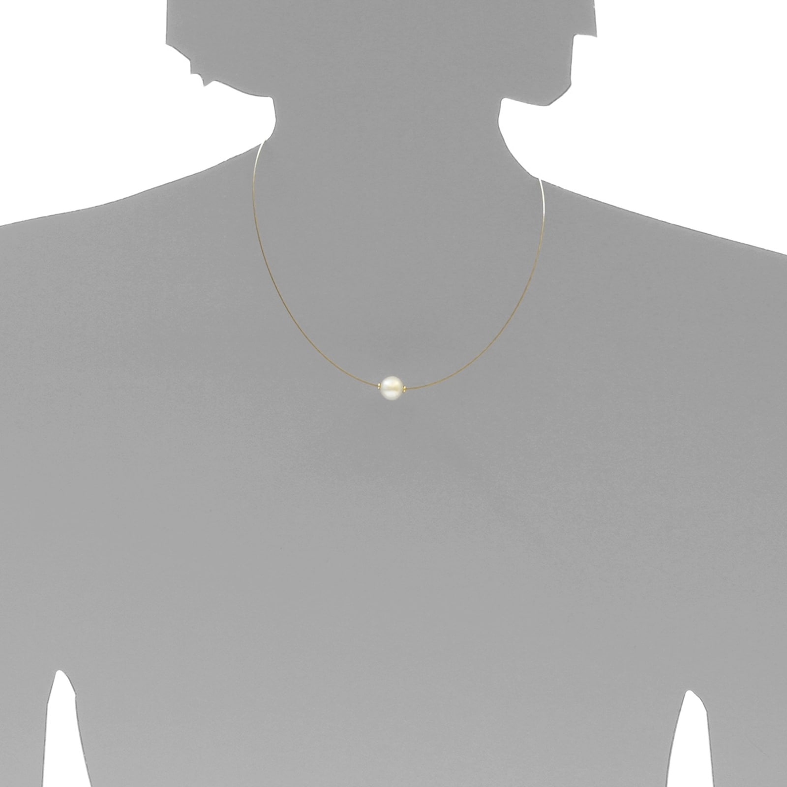 OSTSEE-SCHMUCK Collier »- Edda - Silber 925/000, vergoldet - Zuchtperle«