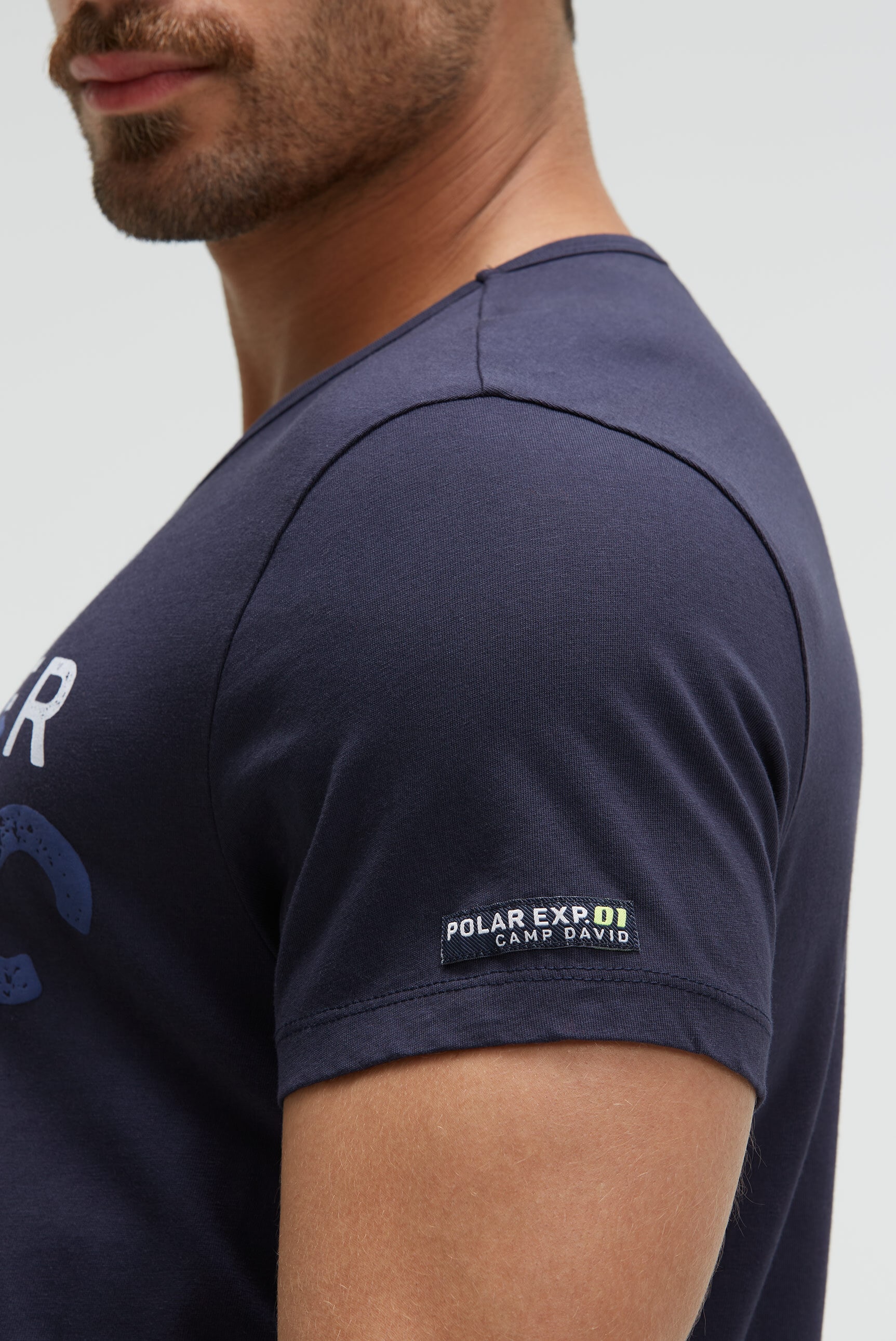 CAMP DAVID Rundhalsshirt, aus Baumwolle