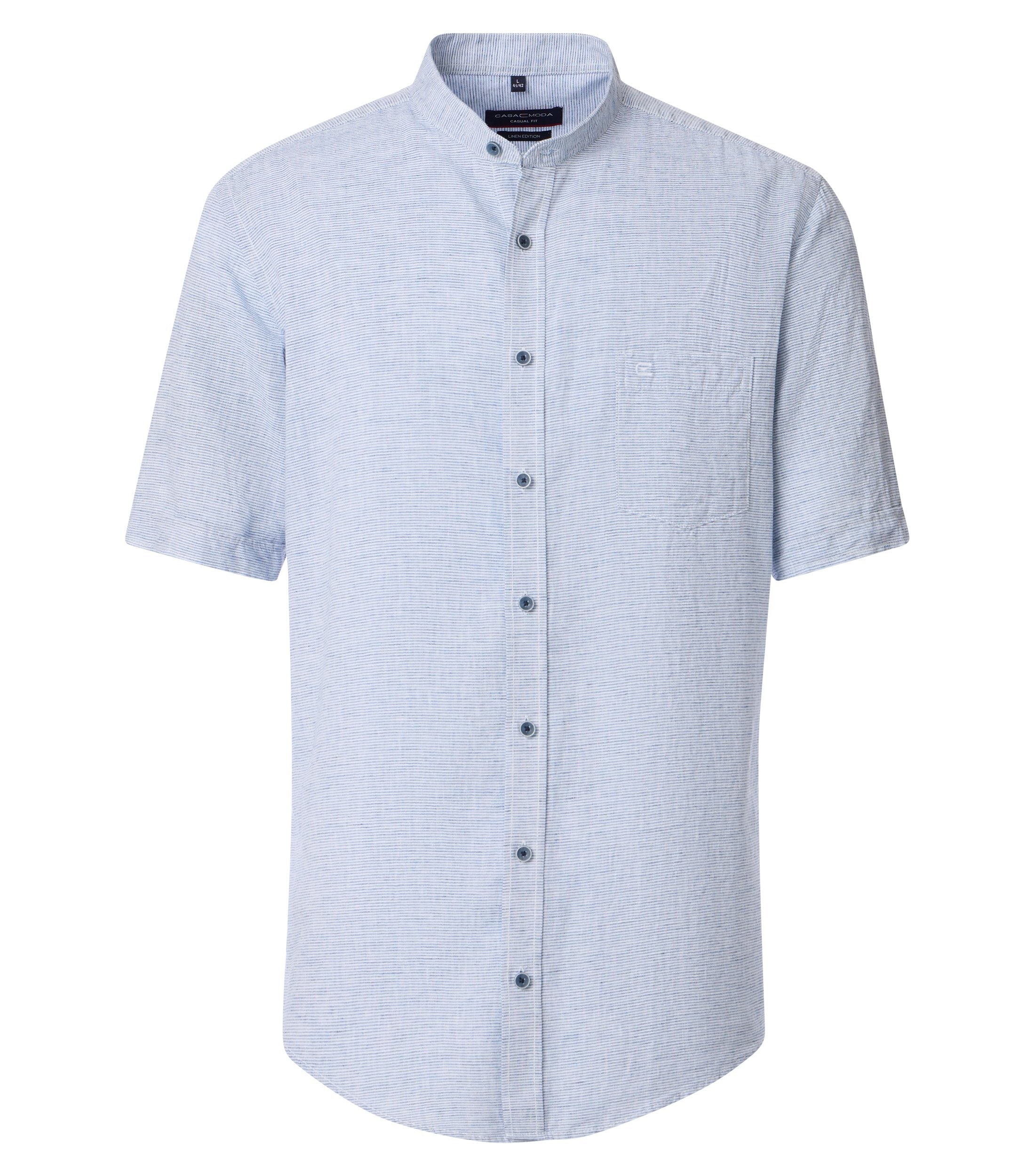 CASAMODA Kurzarmhemd "CASAMODA Leinenhemd Kurzarm uni" günstig online kaufen