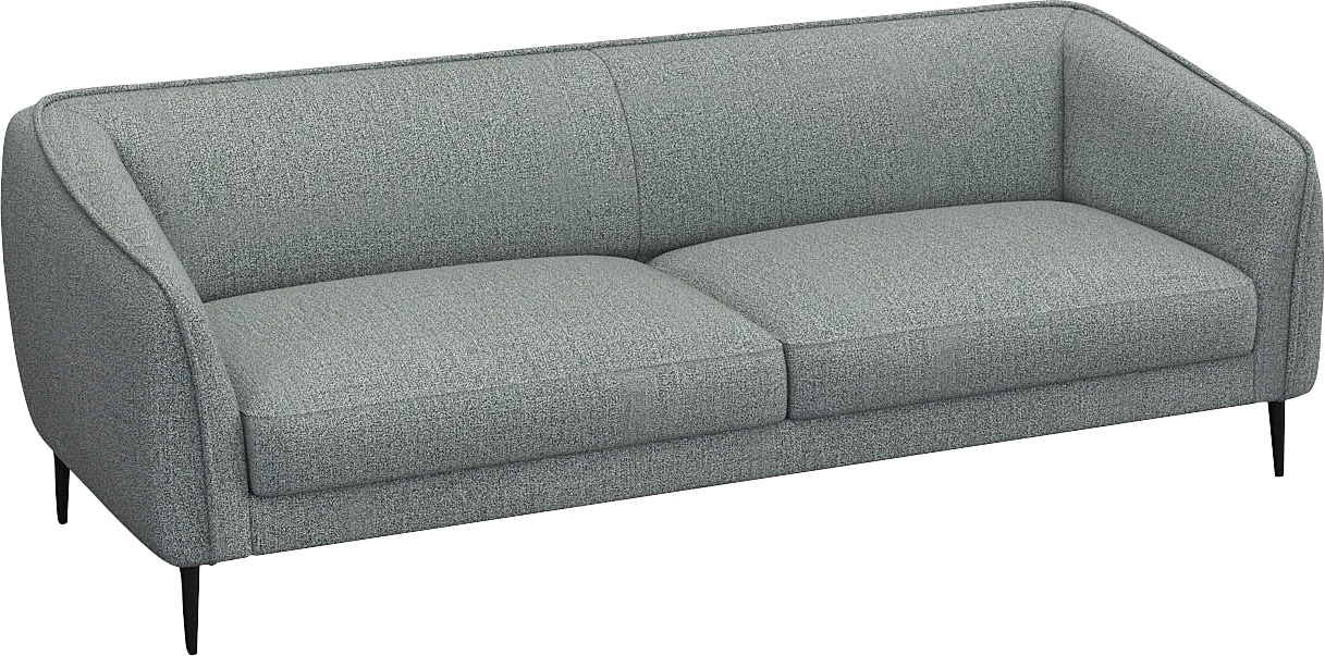 FLEXLUX 3-Sitzer »Belle Designsofa, Couch, bequem durch Kaltschaum im Sitz«, Skandinavisches Design, In hochwertiger Verarbeitung