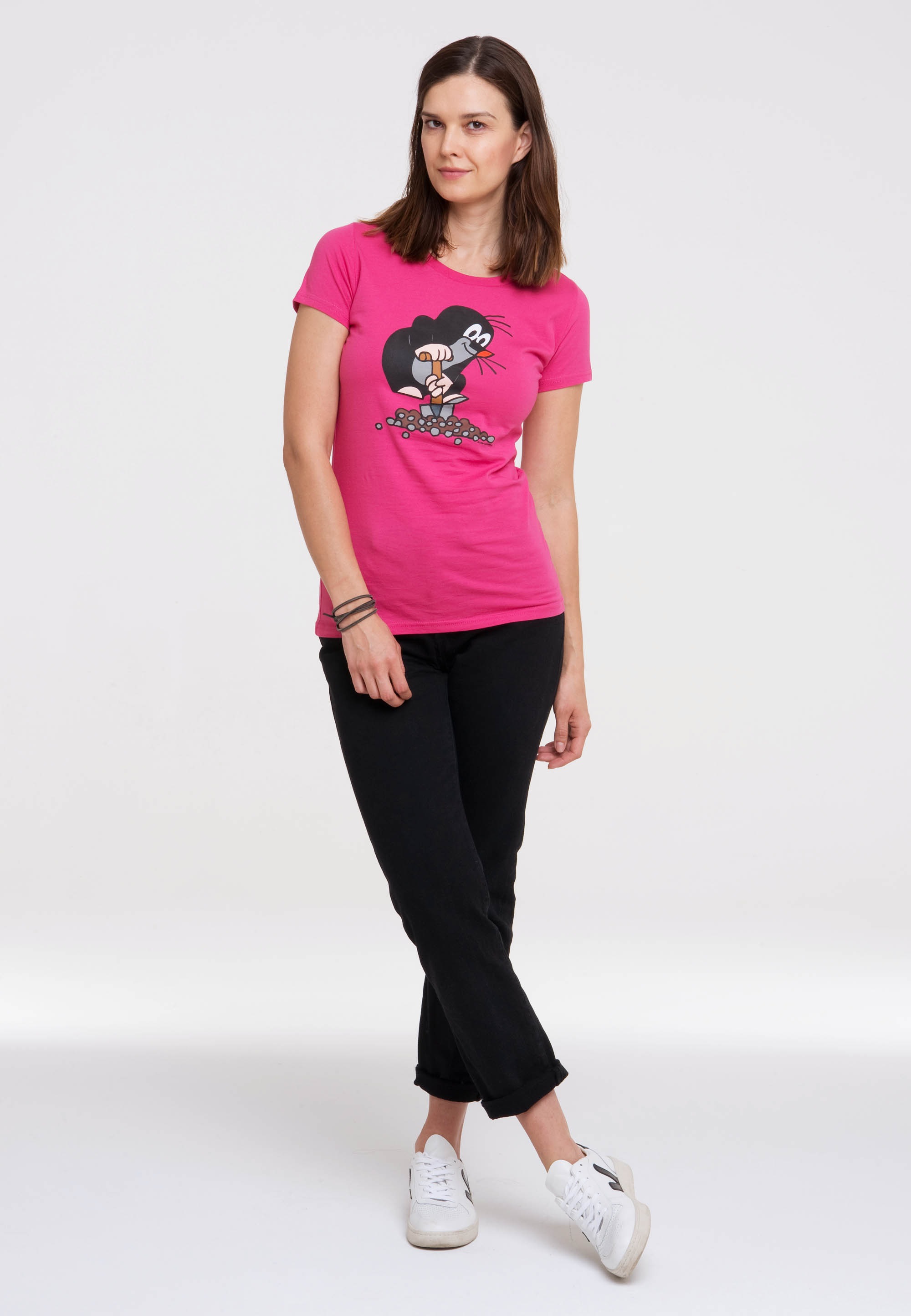 LOGOSHIRT T-Shirt »Der kleine Maulwurf«, mit lizenziertem Originaldesign
