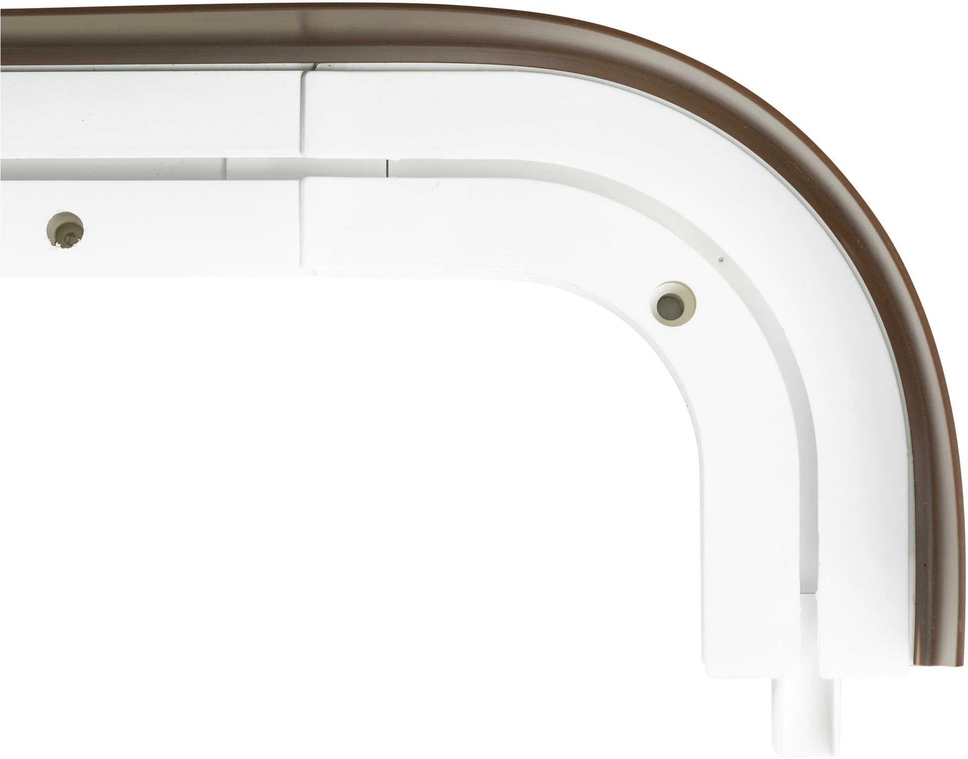 Thumbnail - SN DECO GROUP Vorhangschiene "SH1" 1 läufig-läufig Fixmaß Set 1-läufig, inkl. Rundbögen, Blende 7,5 cm, vorgebohrt, Inne...